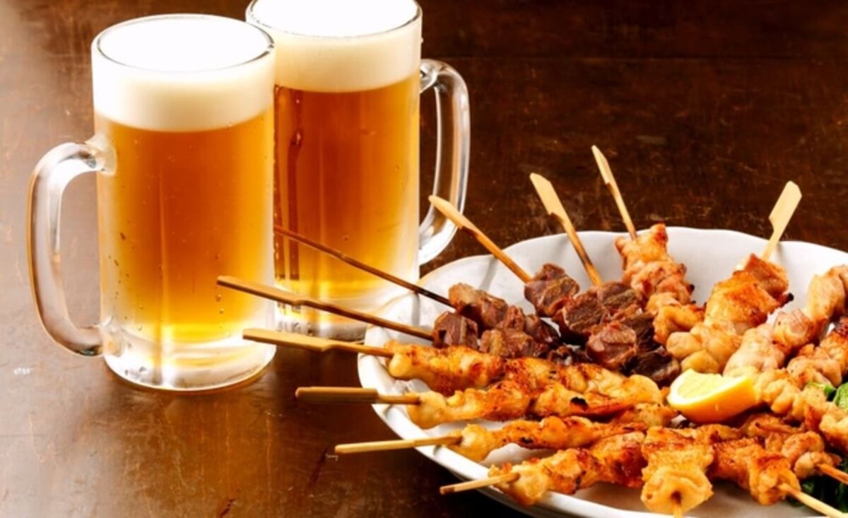 Kirin Beer & Yakitori