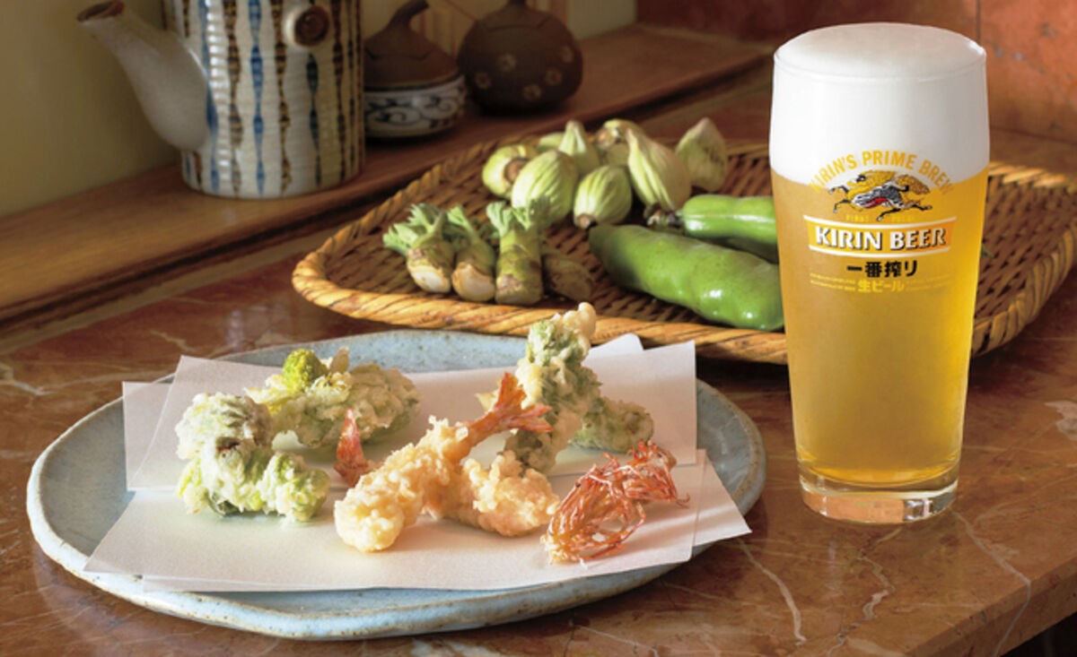 Kirin Beer & Tempura