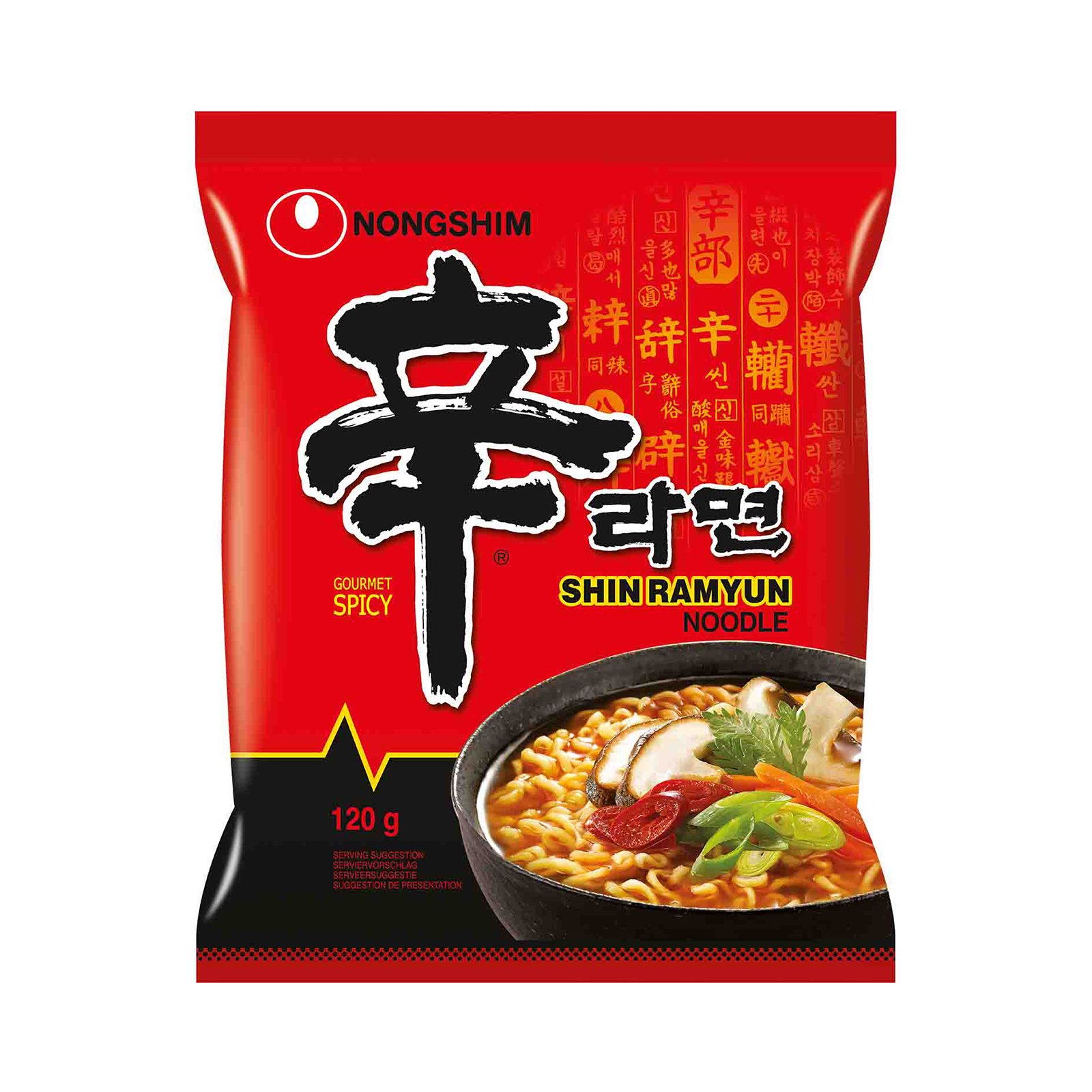 Shin Ramyun Instant Noodle Hot & Spicy  120gr