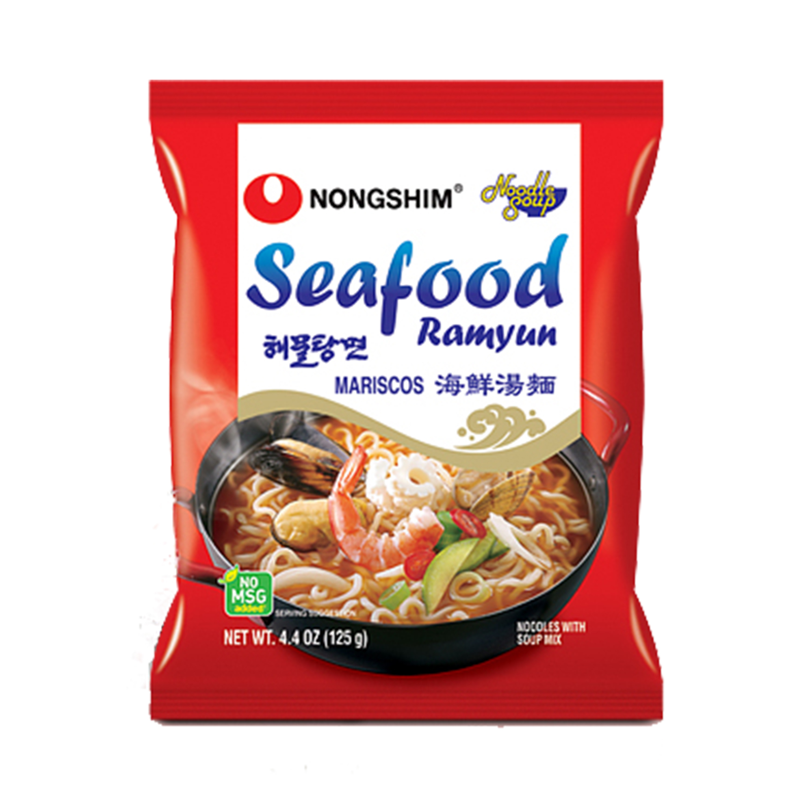 Seafood Ramyun Instant Noodle   125gr