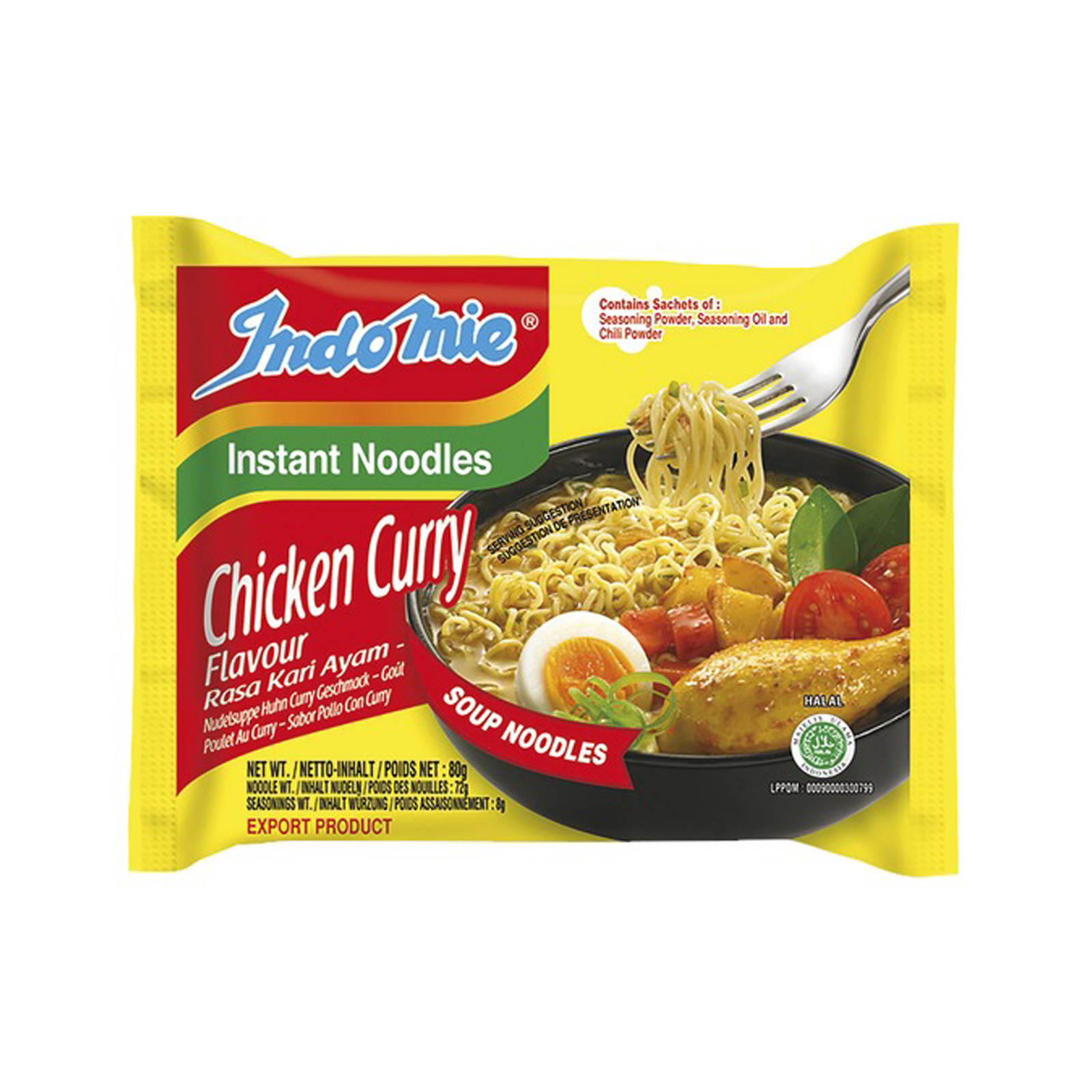 Chicken Curry Instant Noodle   80gr