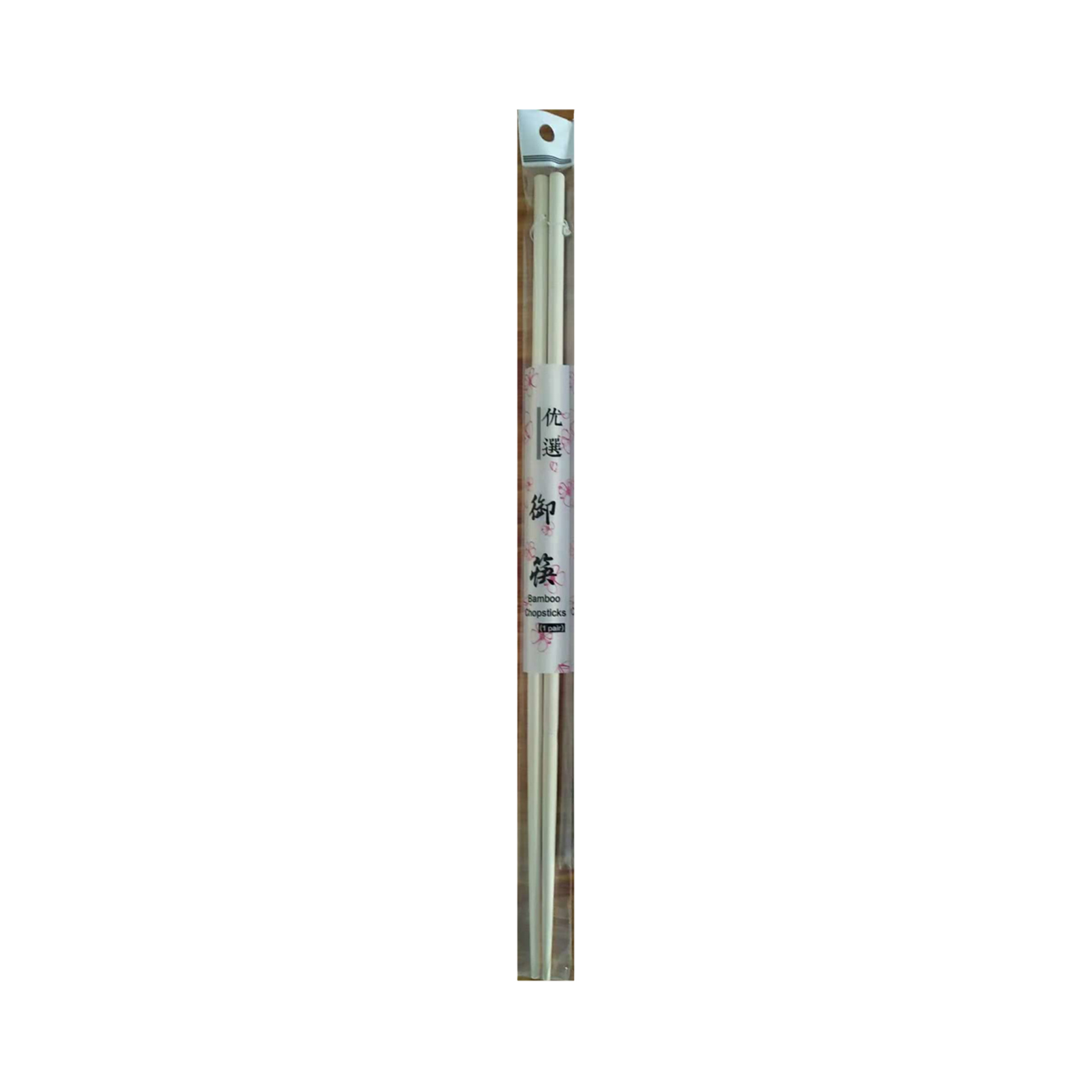 Bamboo Chopstick Long, Round 1pr, 39cm 30gr