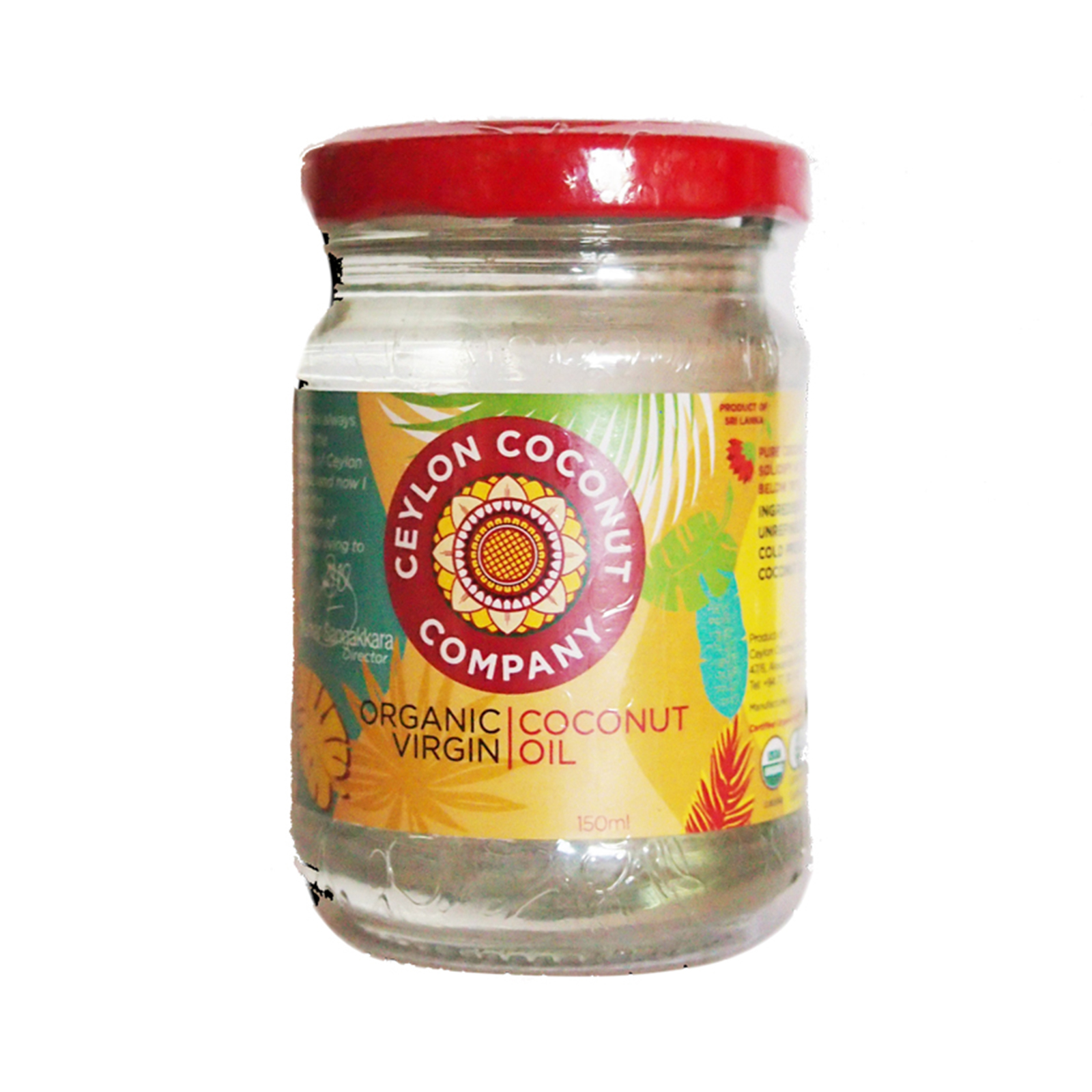 Coconut Oil Gluten Free, Organic, Virgin  150ml