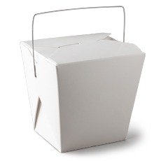 Food Container Take Away White  20gr