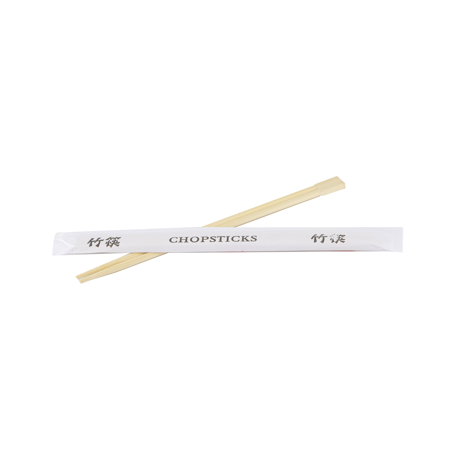 Bamboo Chopstick Chinese Style, White Paper Bag 100prs, 23cm 815gr