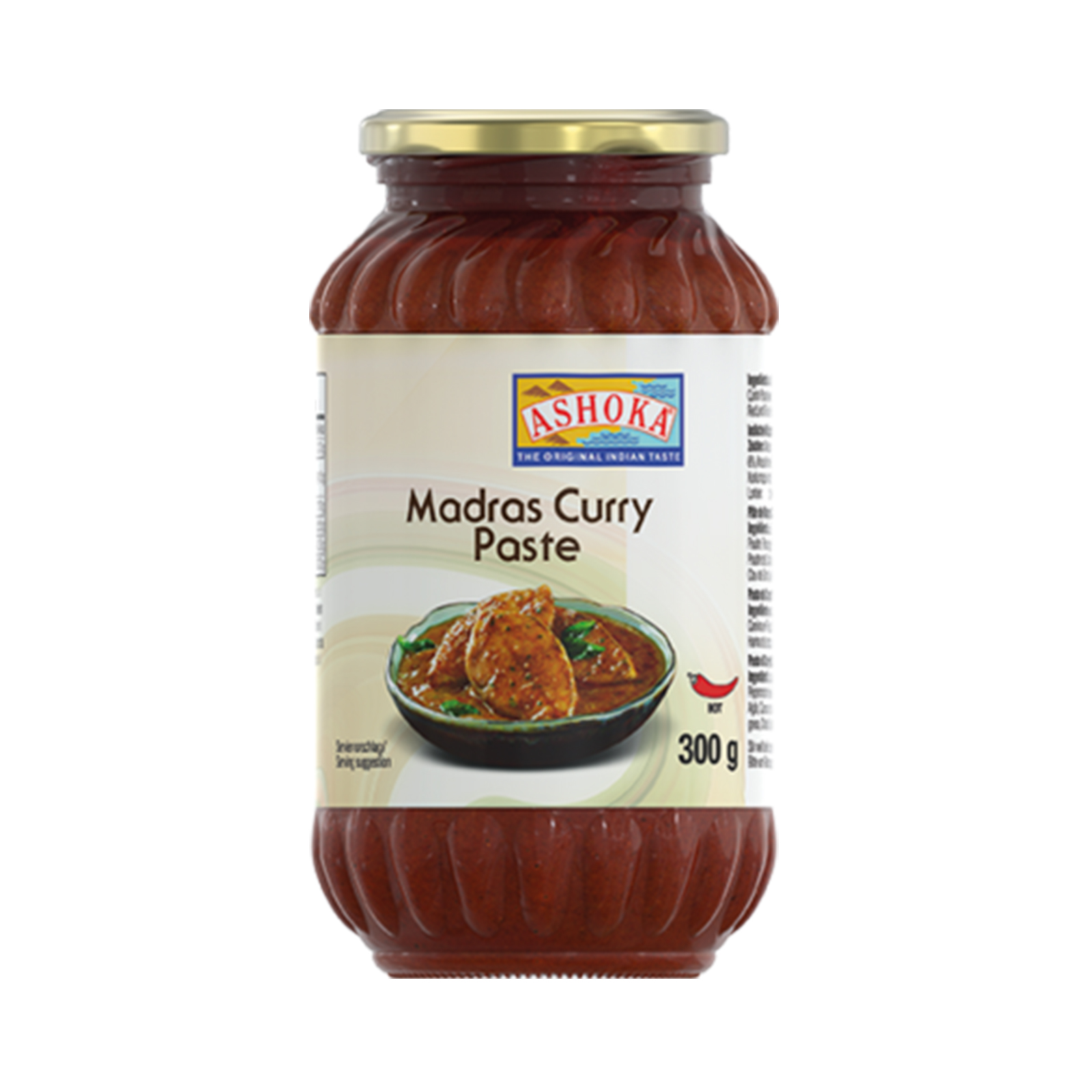 Madras Curry Paste Hot  300gr