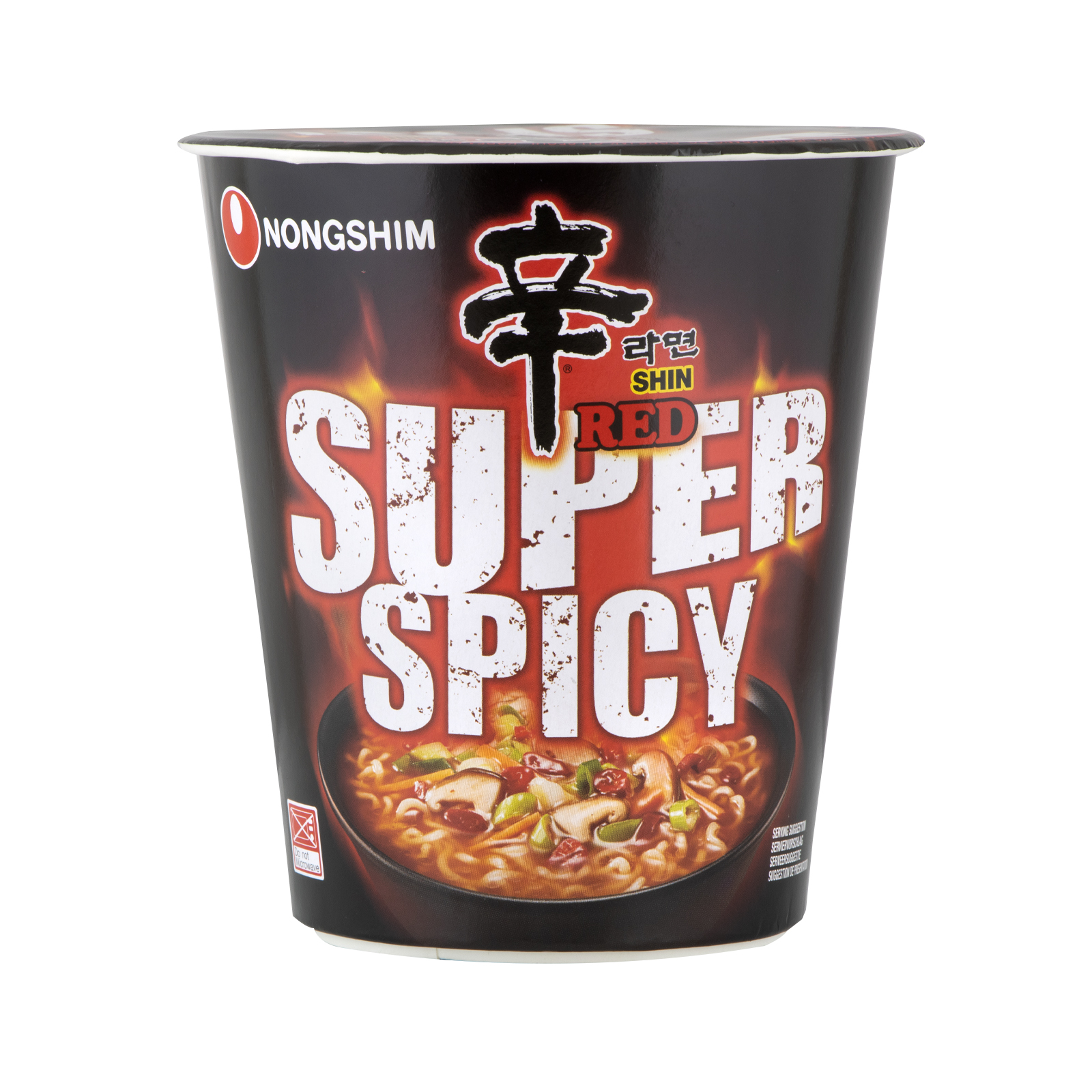 Shin Red Instant Noodle Super Spicy Cup 68gr