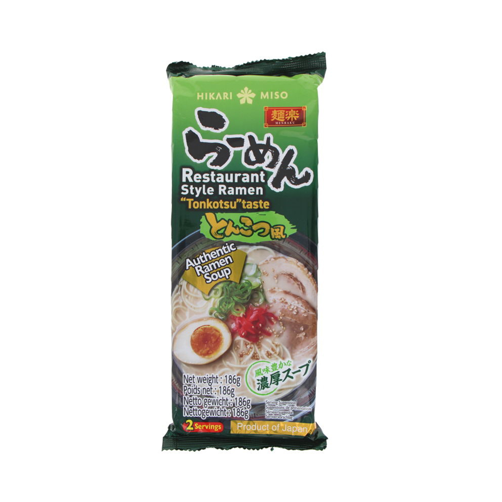 Ramen Tonkotsu Instant Soup Restaurant Style  195gr