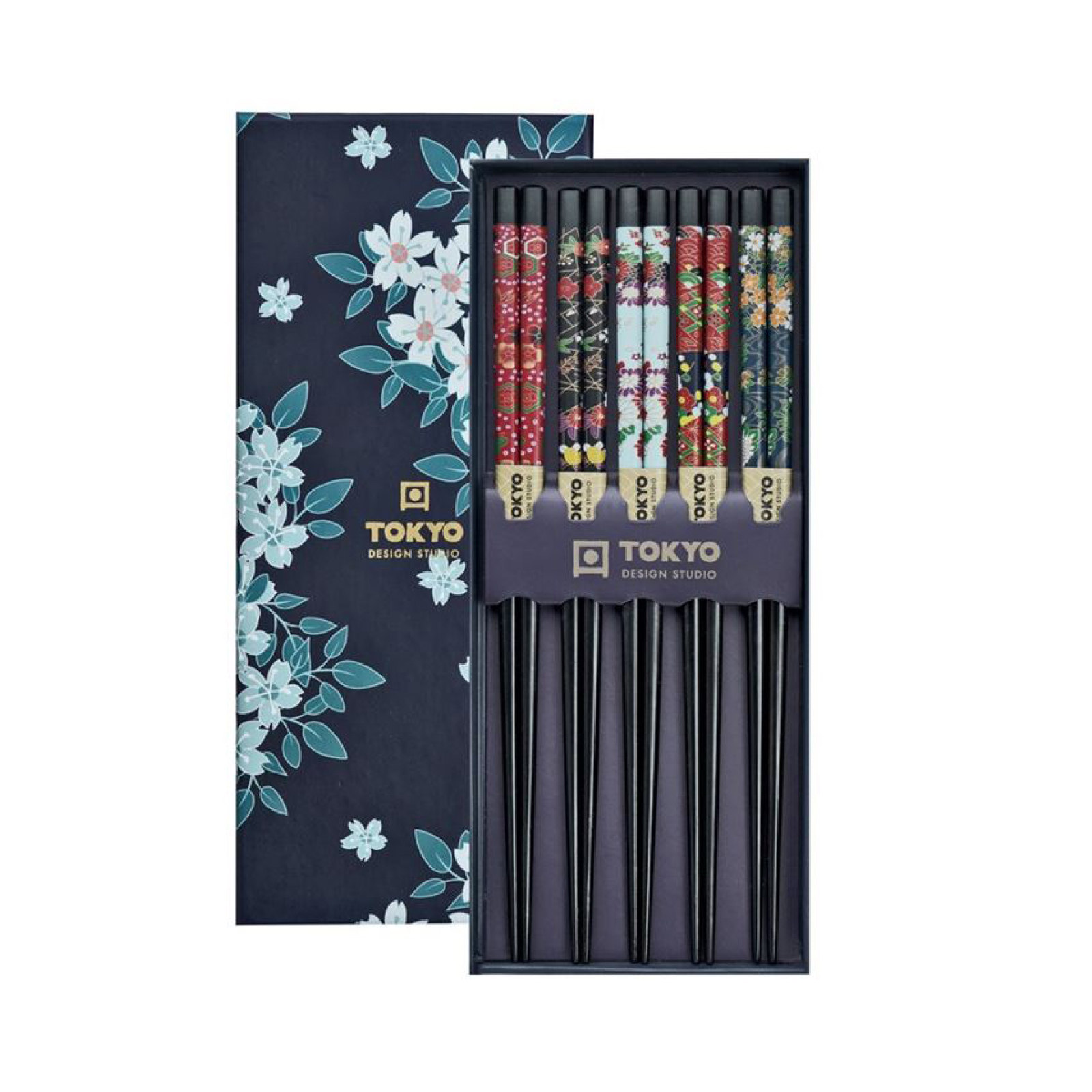  Chopstick Blue, Cherry Blossom Giftbox, Set/5 500gr