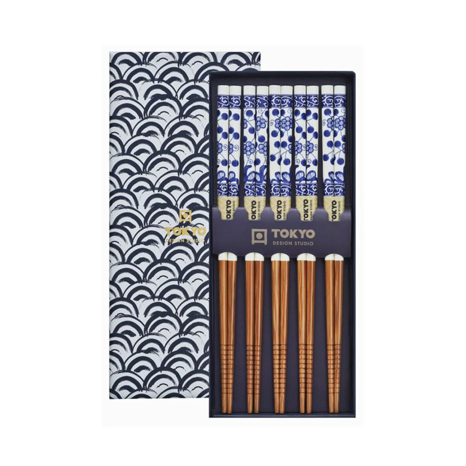  Chopstick Blue, Wave Giftbox, Set/5 500gr