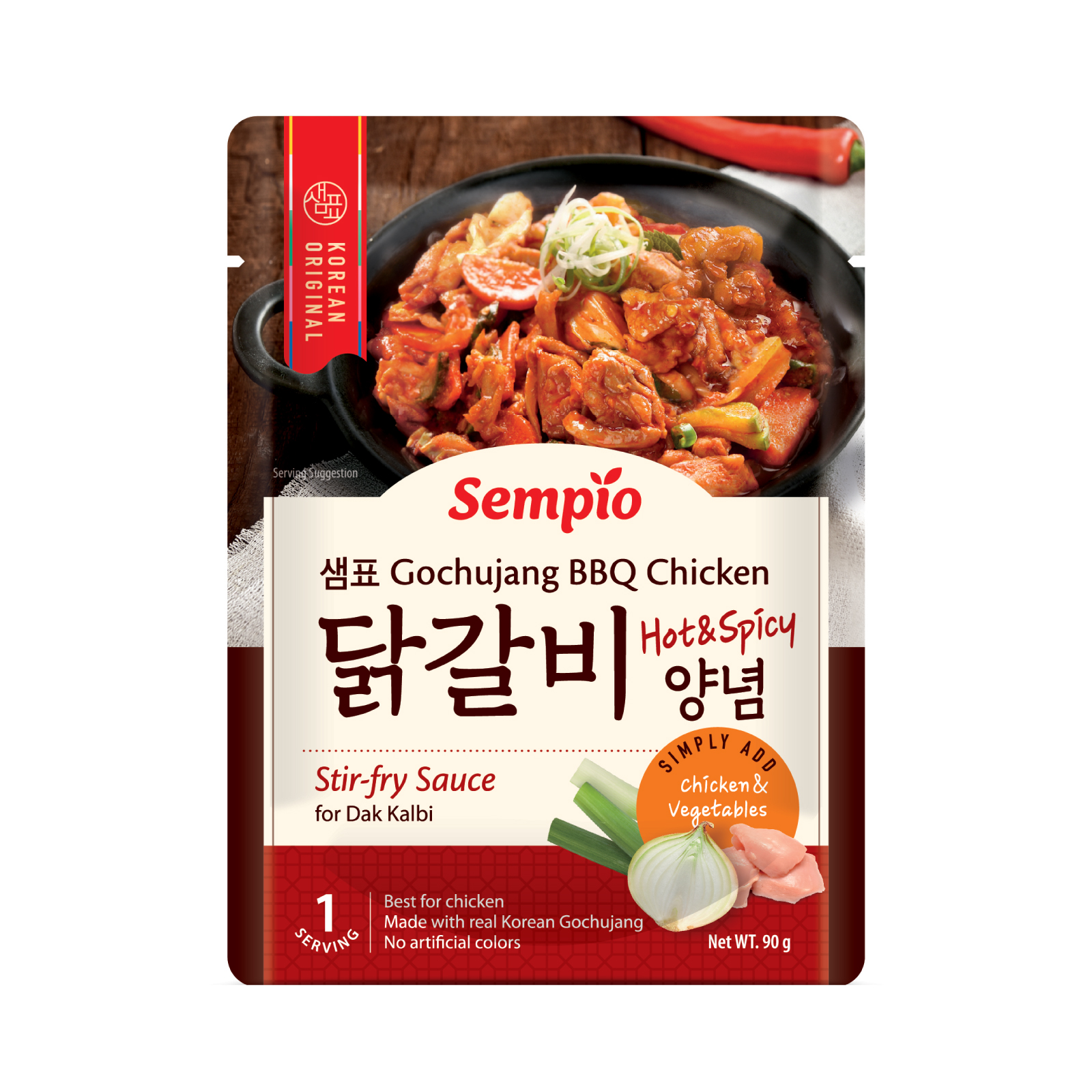 Stir-fry Sauce Gochujang Bbq Chicken, Hot And Spicy  90gr