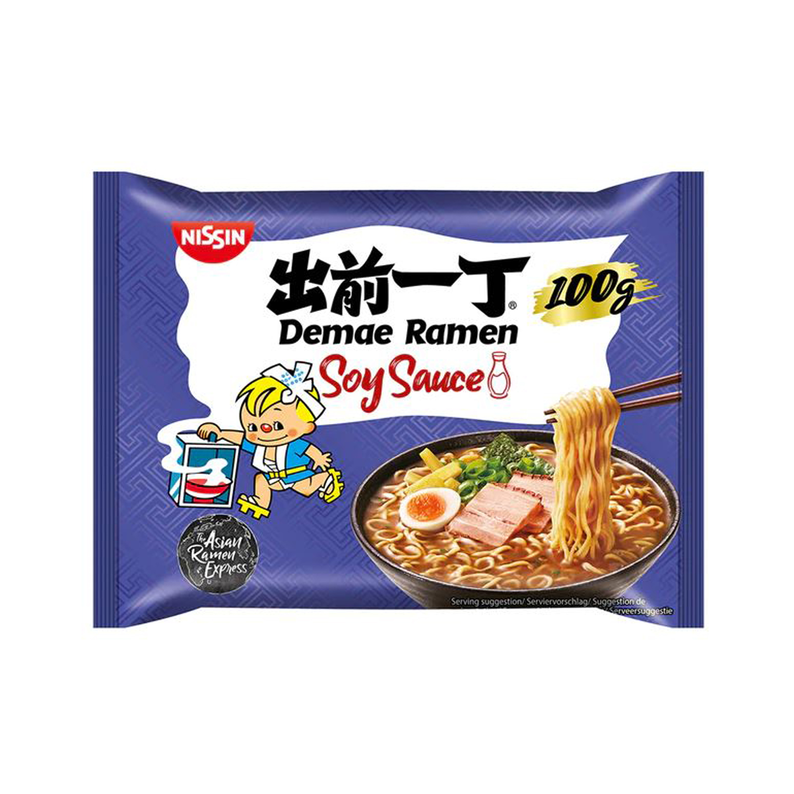 Demae Ramen Soy Sauce Instant Noodle   100gr