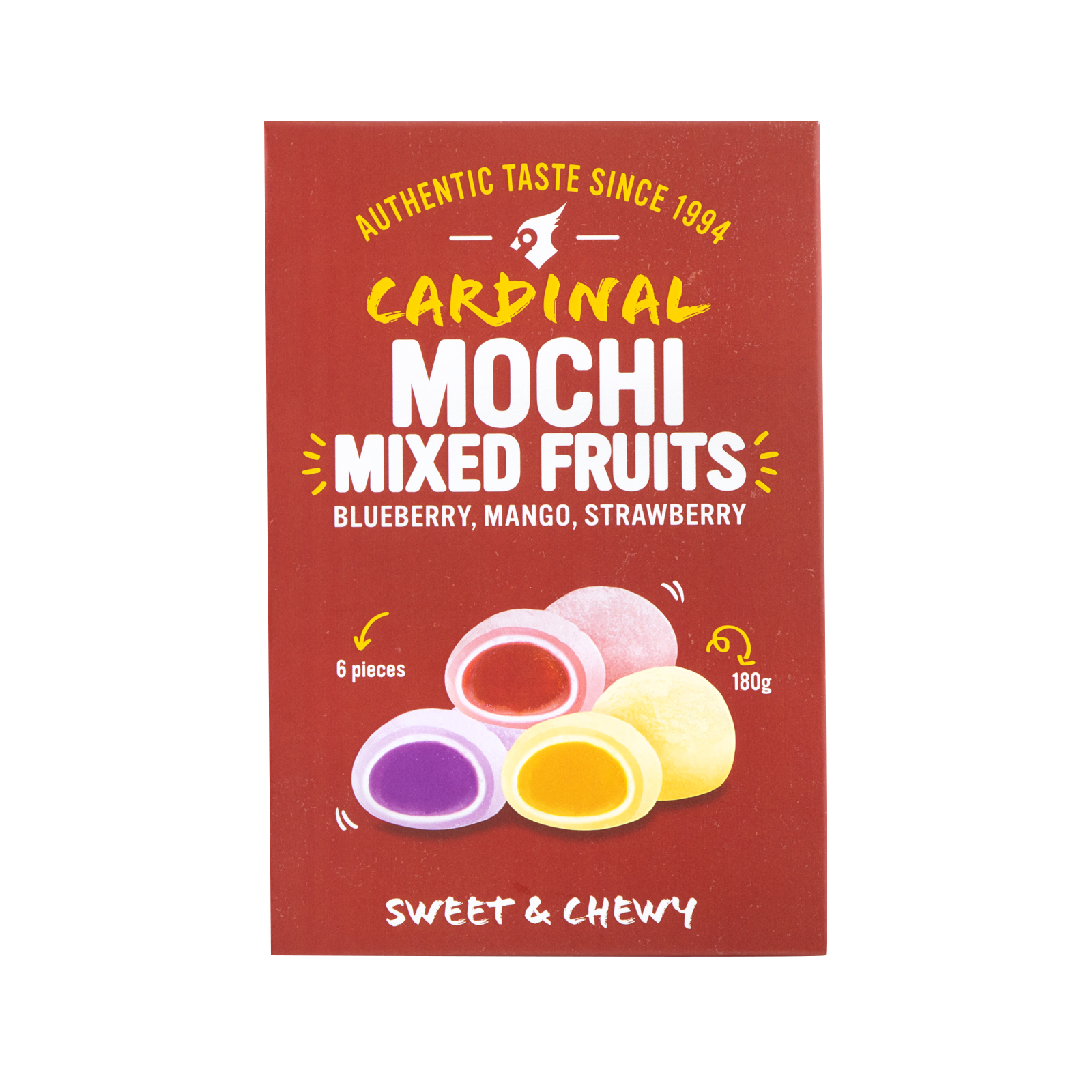 Mixed Fruits Mochi (Strawberry. Mango. Blueberry) (6 Pcs) 180gr