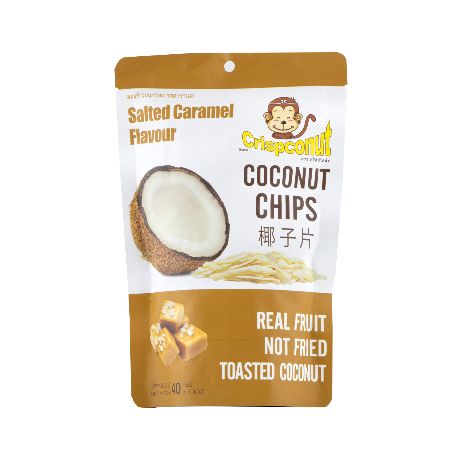 Coconut Chips, Salted Caramel  40gr