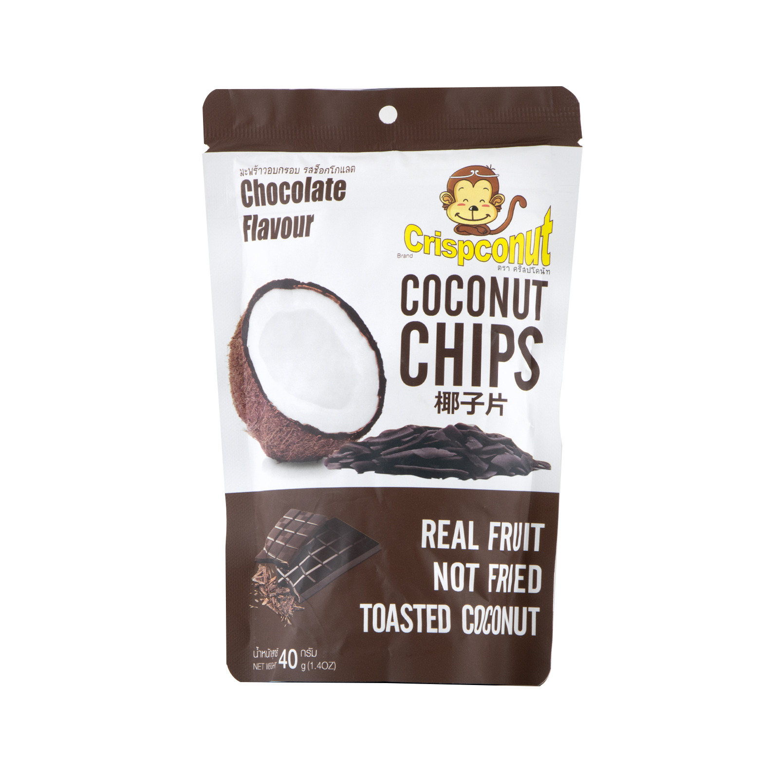 Coconut Chips, Chocolate  40gr