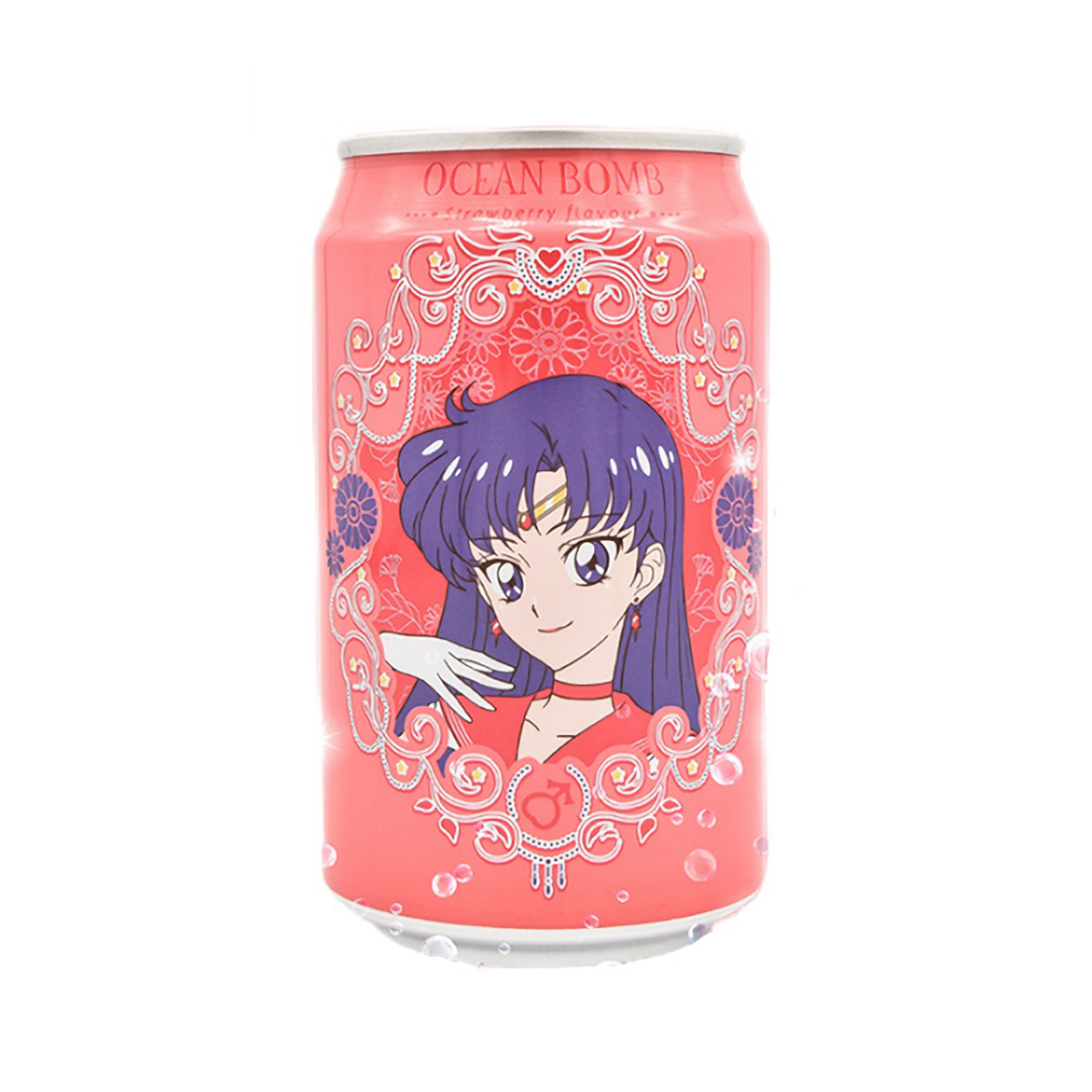 Sparkling Water Sailor Mars, Sailor Moon, Strawberry Flavor  330ml