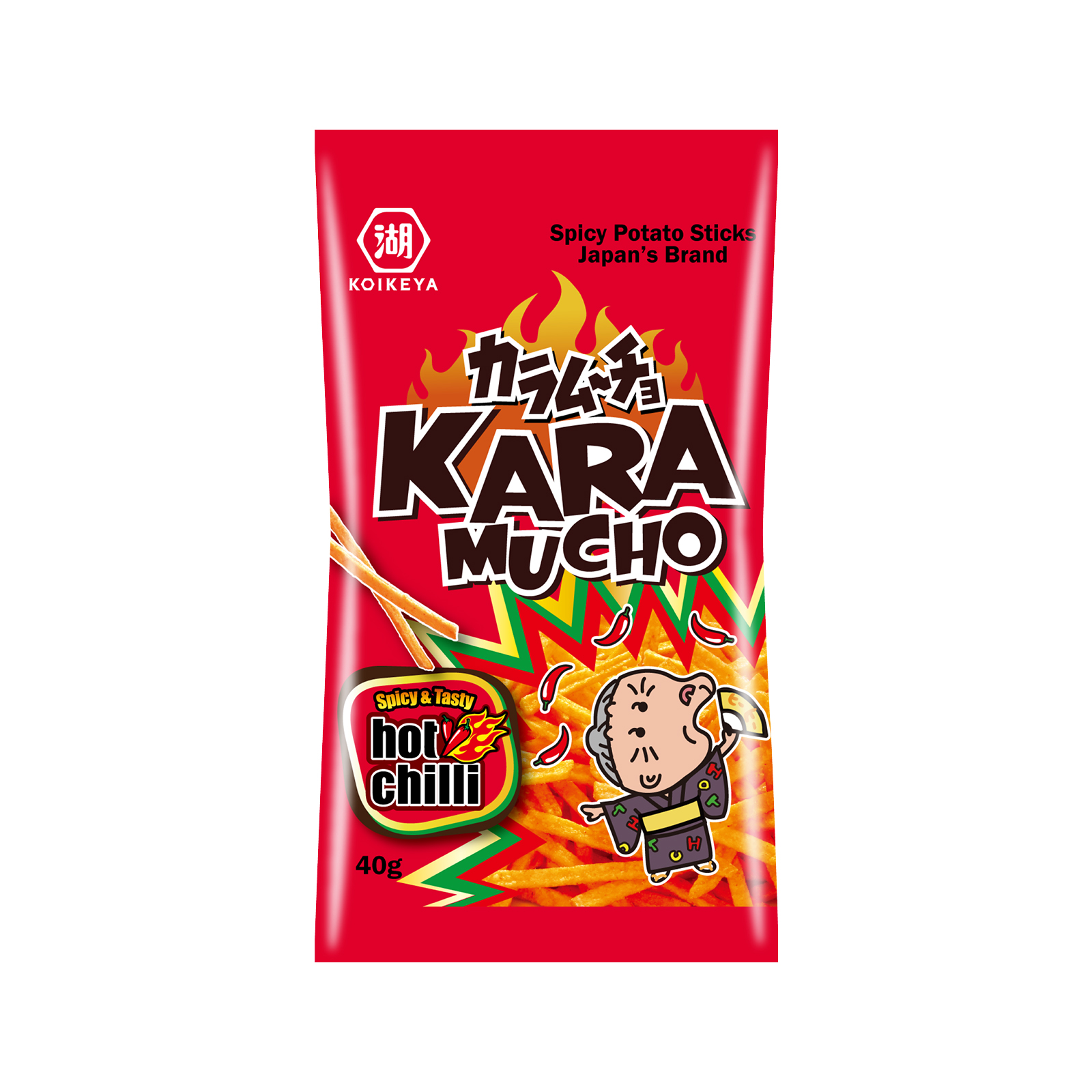 Sticks Chips Hot Chili Karamucho  40gr