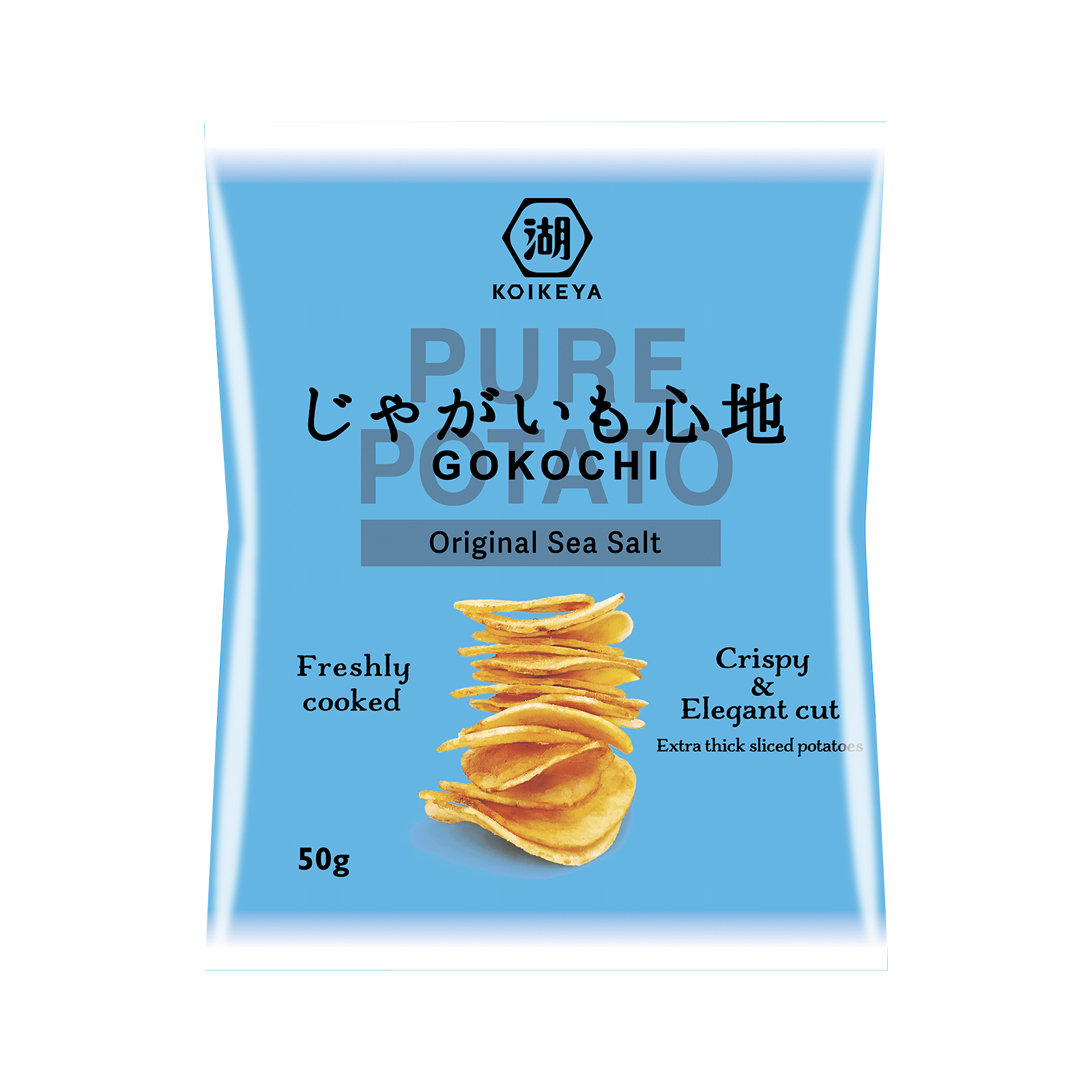 Chips Sea Salt Gokochi Original  50gr