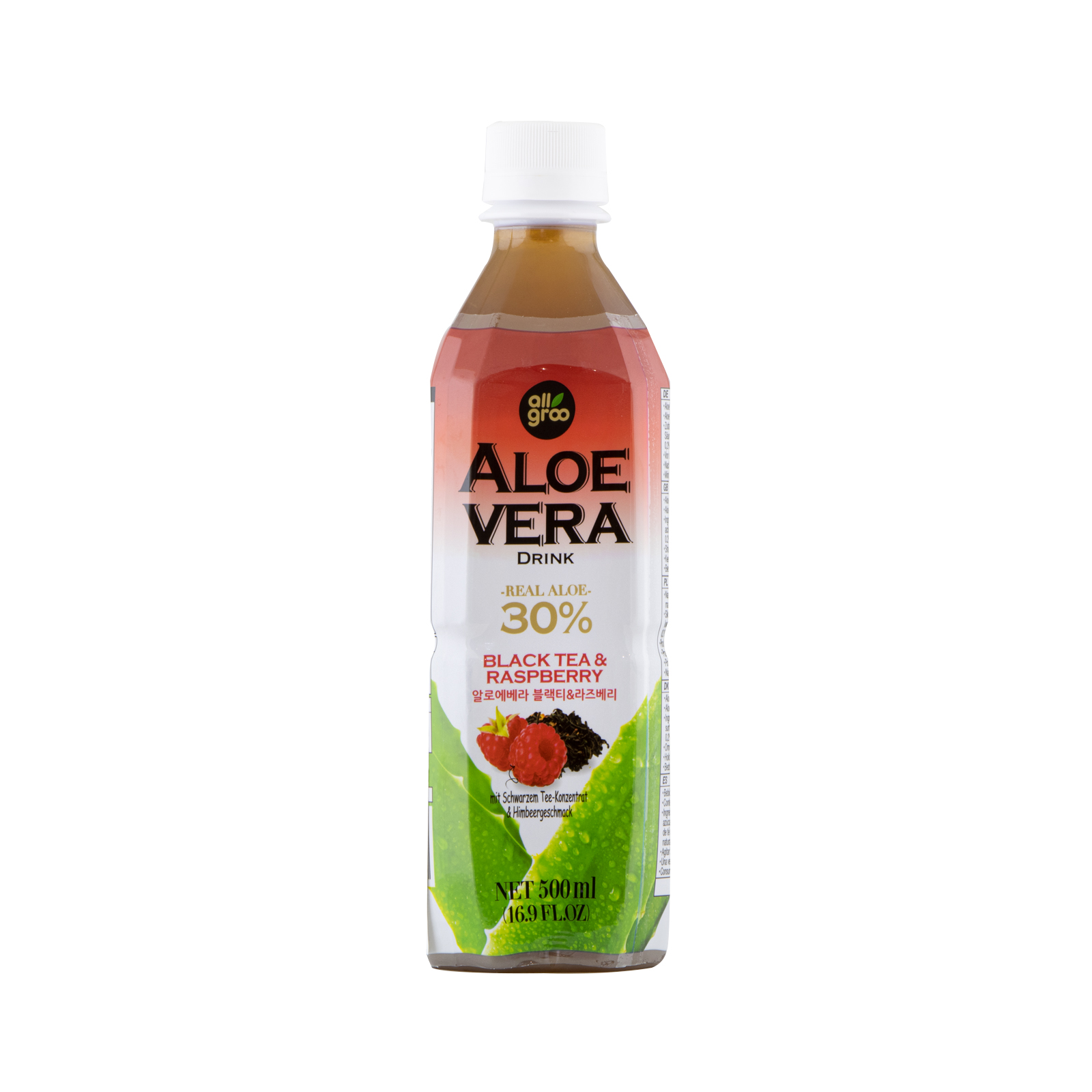 Aloe Vera Drink With Black Tea And Raspberry  500ml