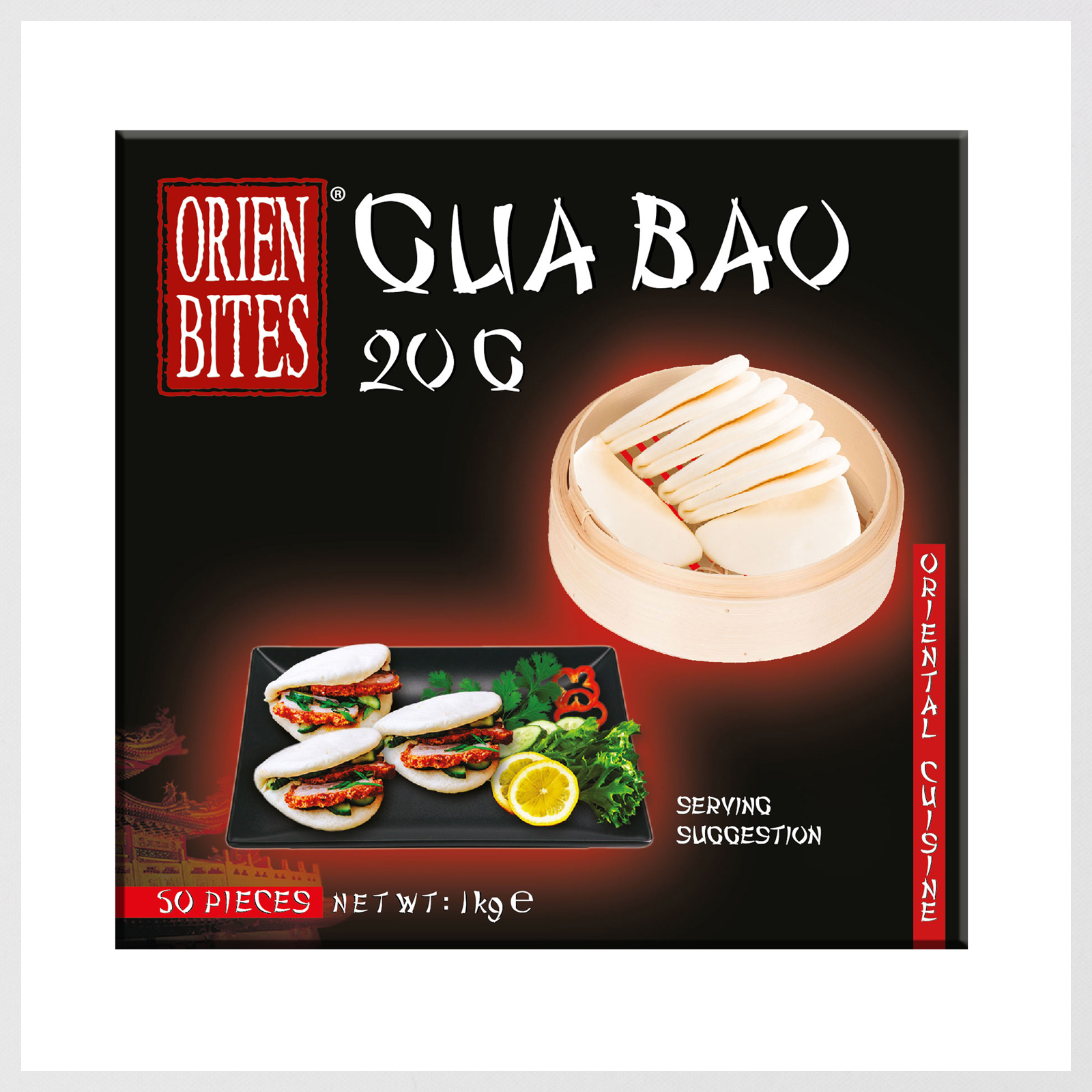 Gua Bao  (50 Pcs) 1000gr