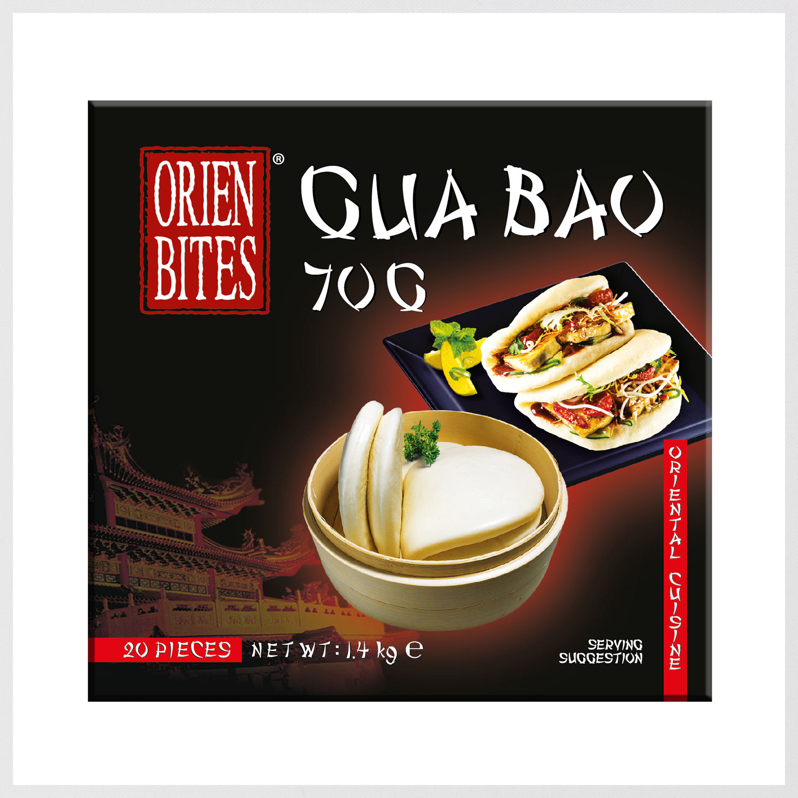 Gua Bao  (20 Pcs) 1000gr