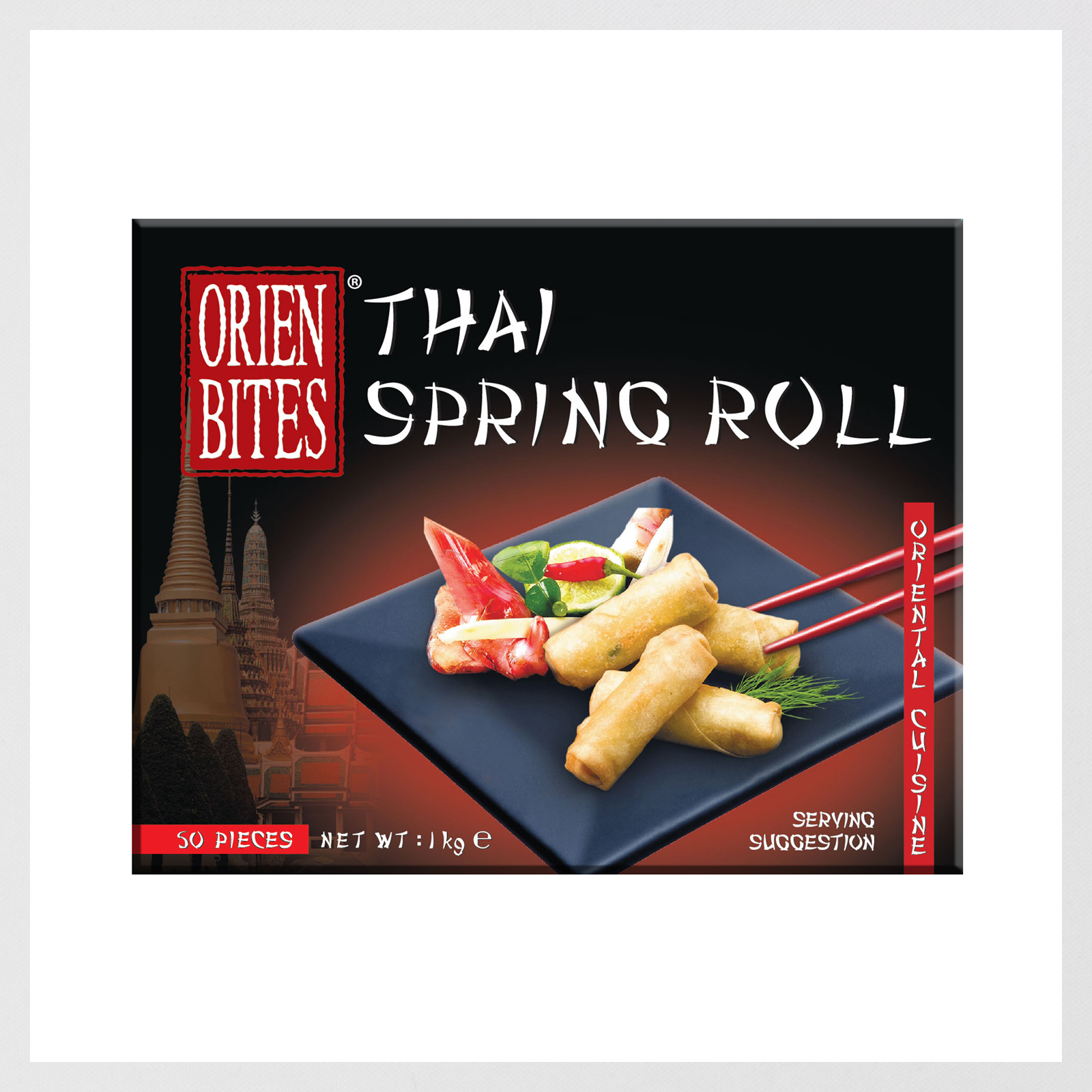 Thai Spring Rolls  (50 Pcs) 1000gr