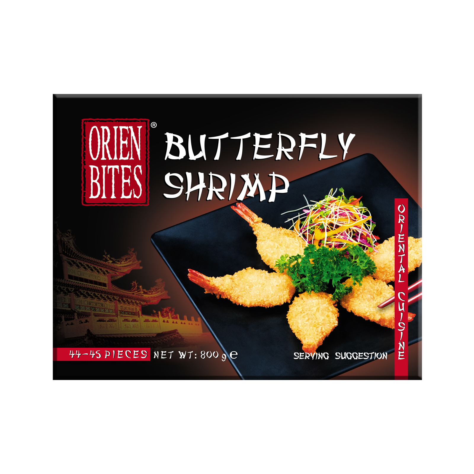 Butterfly Shrimp  (44-45 Pcs) 800gr