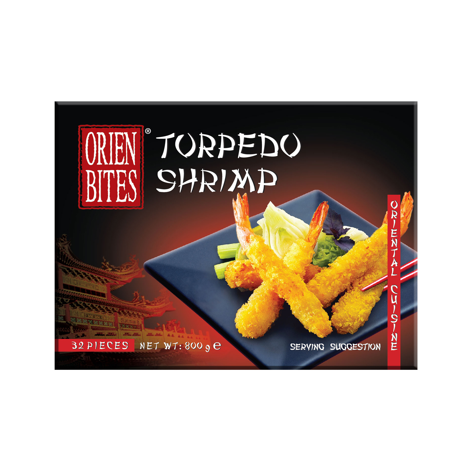 Shrimp Torpedo  (32 Pcs) 800gr