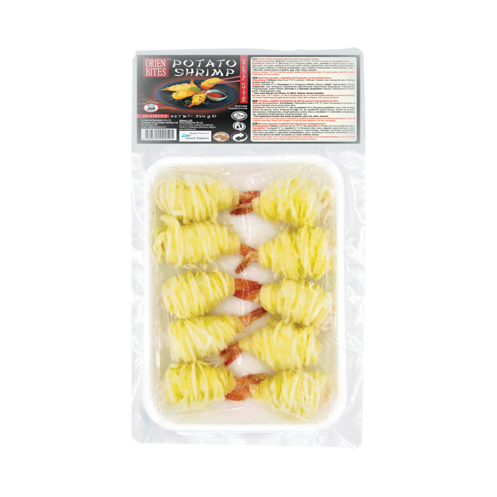 Potato Shrimp  (10 Pcs) 250gr