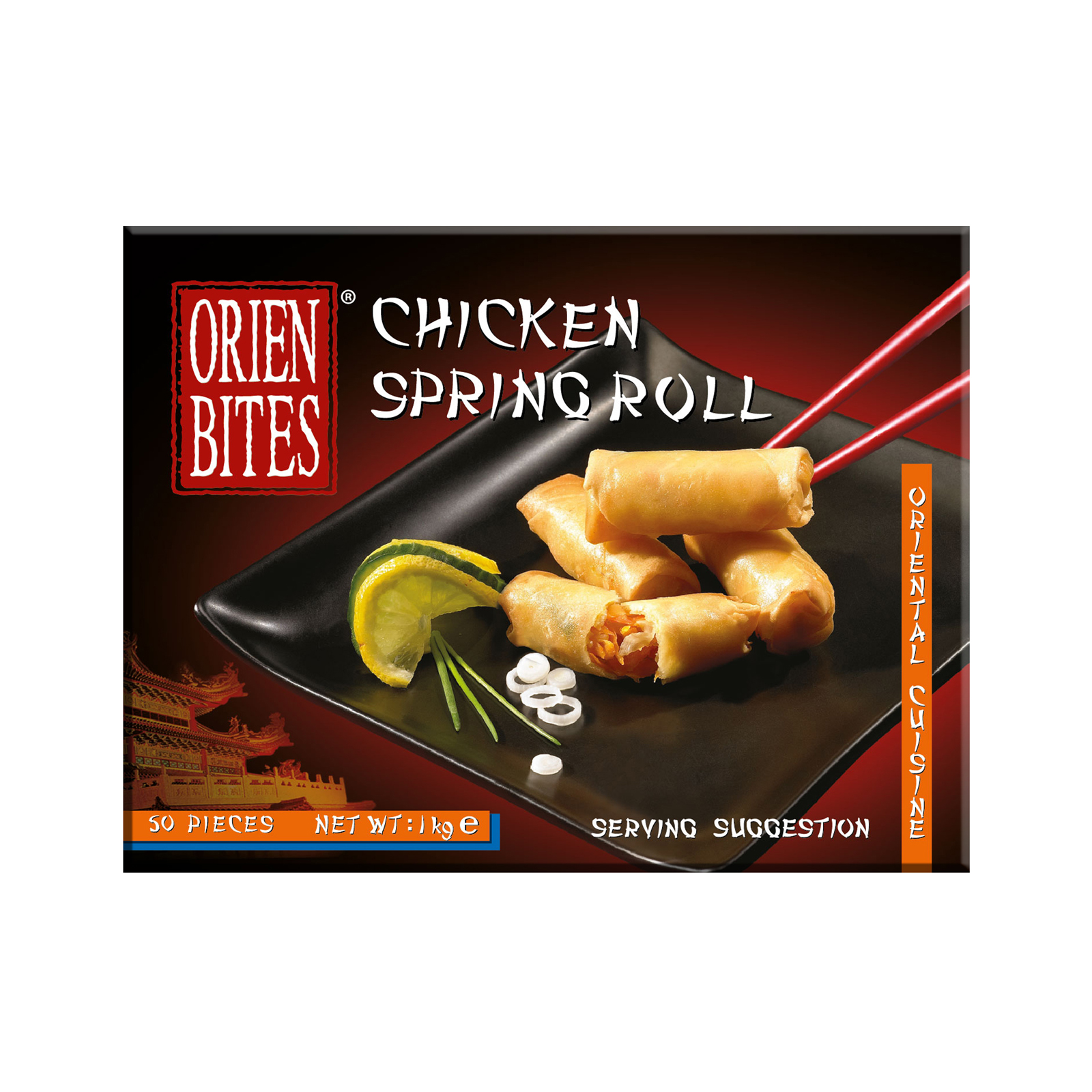 Chicken Spring Rolls  (50 Pcs) 1000gr