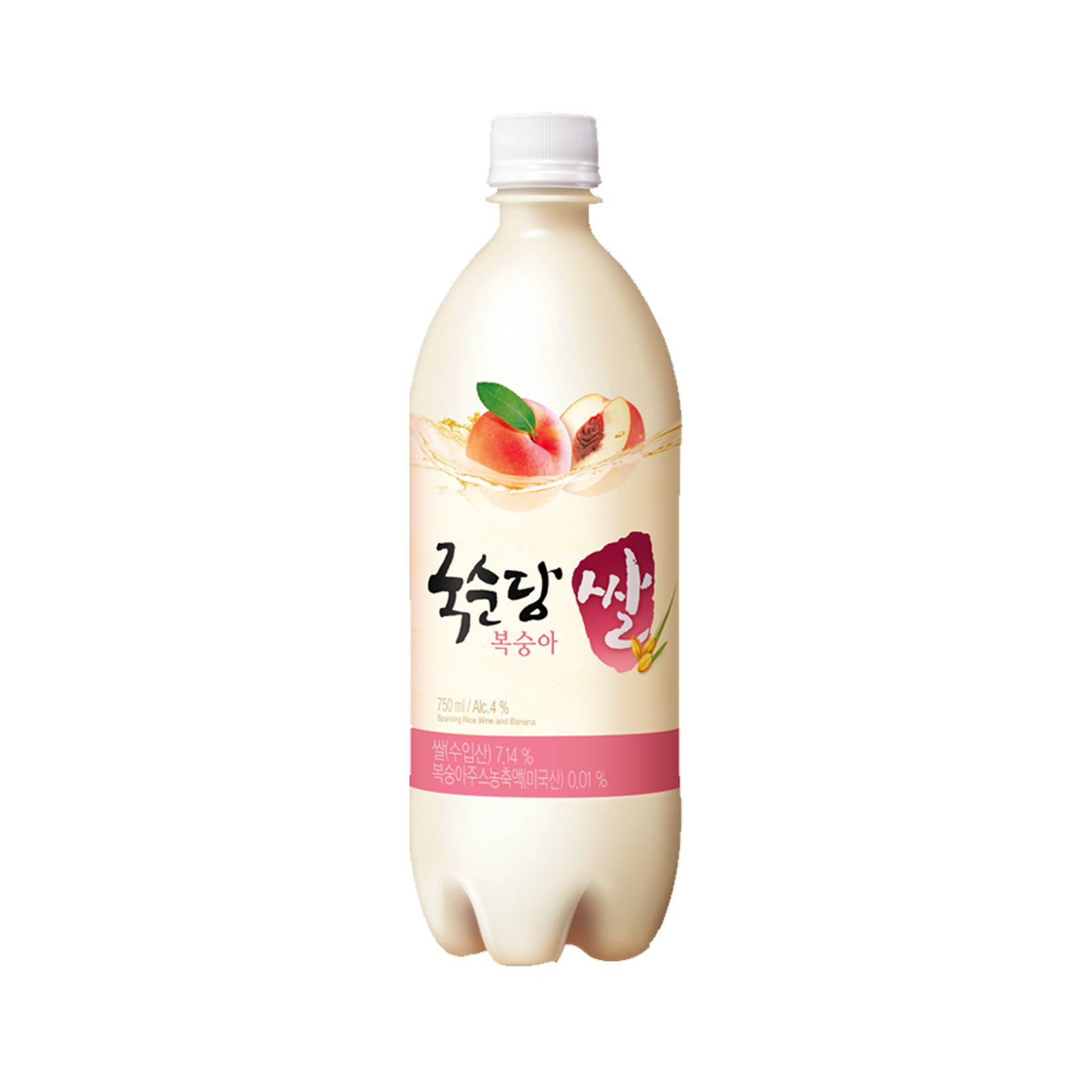 Makgeoli Peach  Alc 3% 750ml