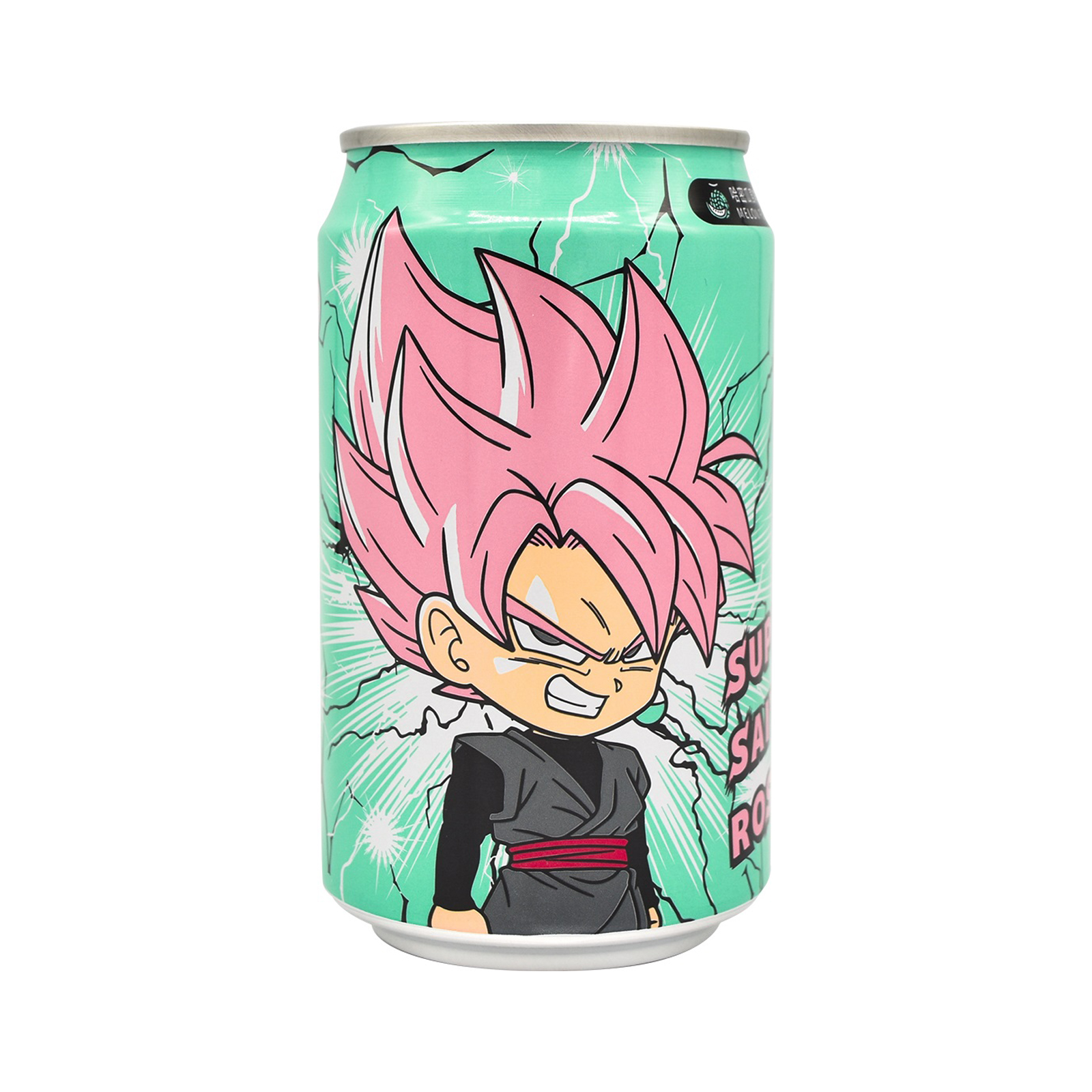 Sparkling Water Dragon Ball Super Saiyan Rose, Sweet ＭElon Flavor  330ml