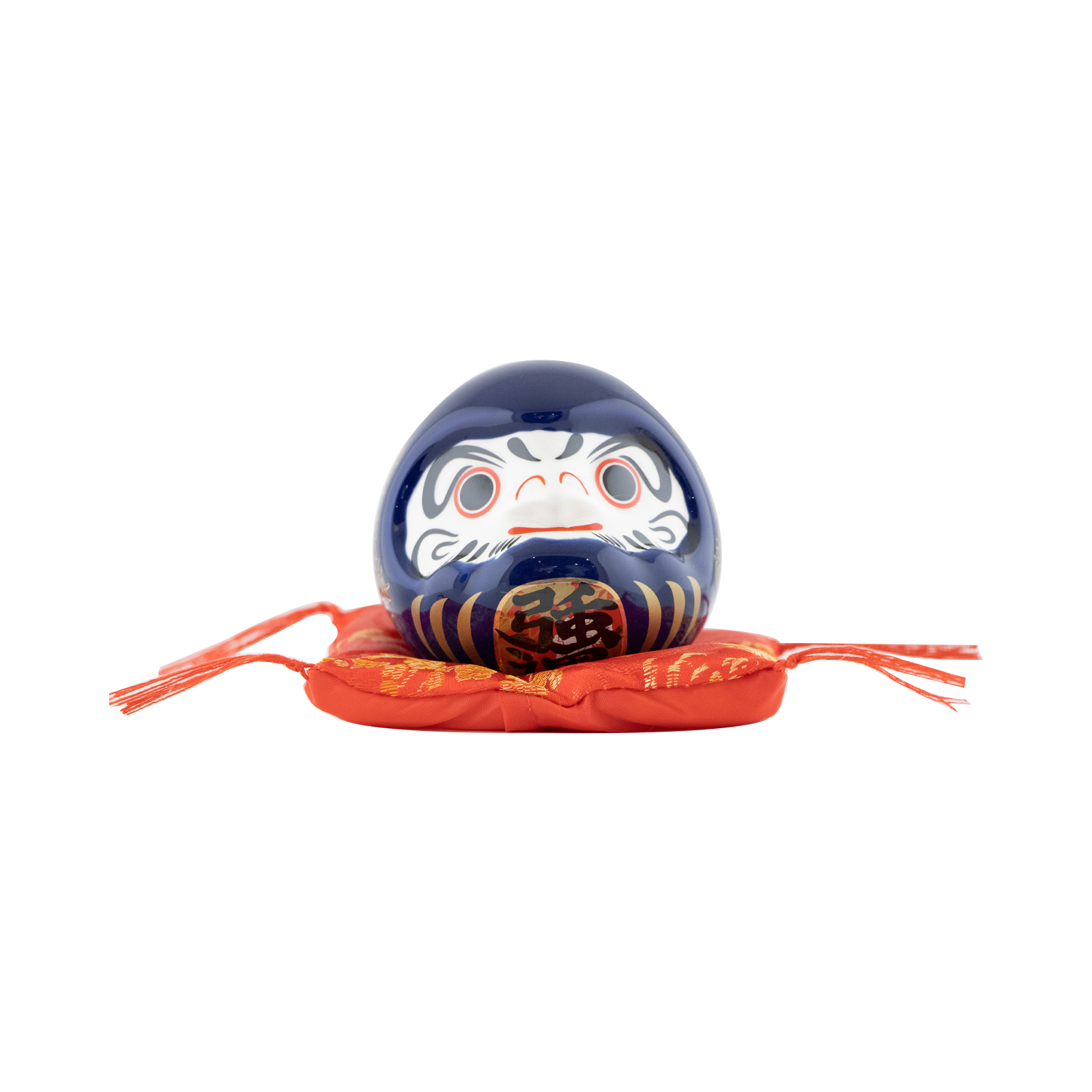 Daruma Doll Blue 8x8x7.5cm 145gr