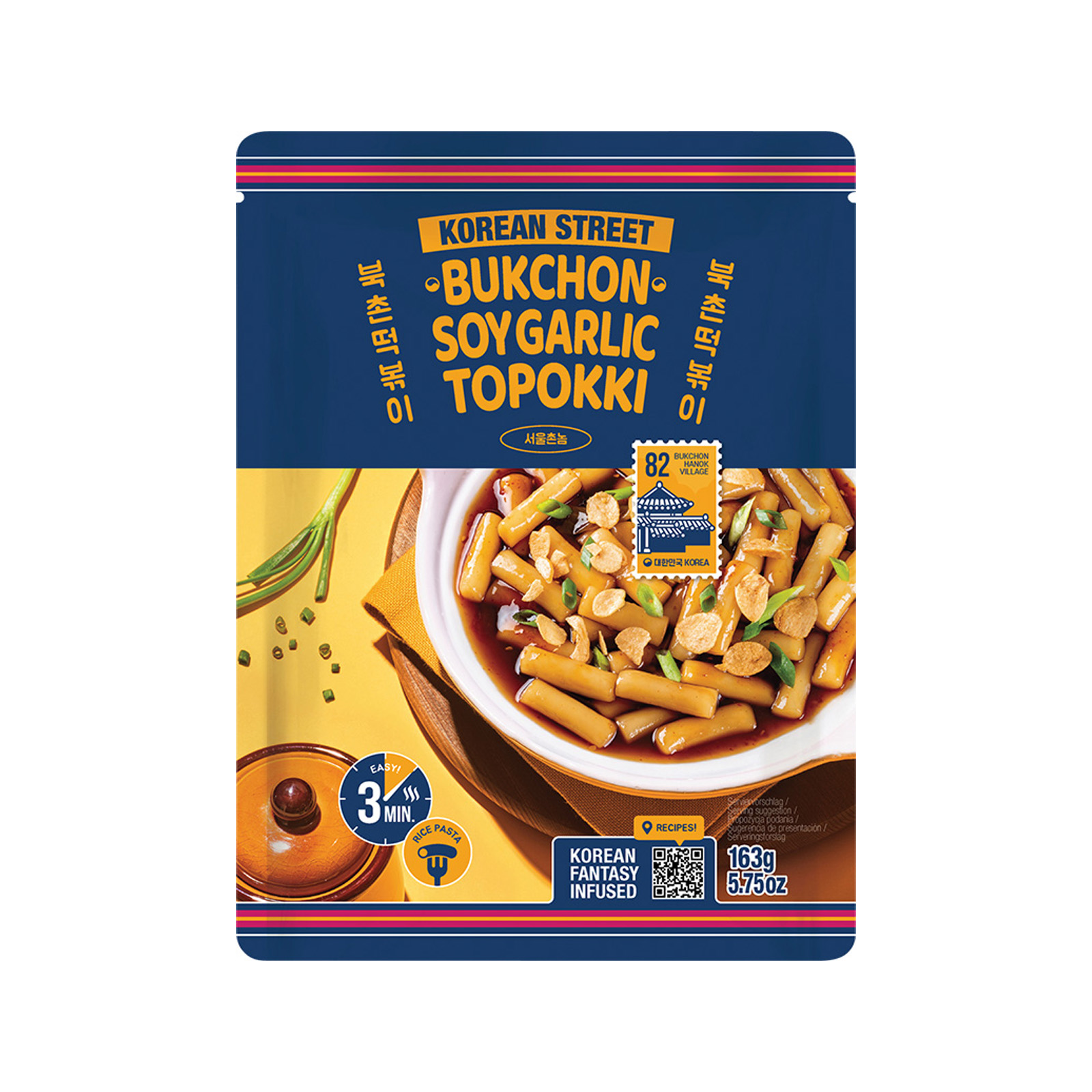 Topokki Soy Garlic Bukchon   163gr