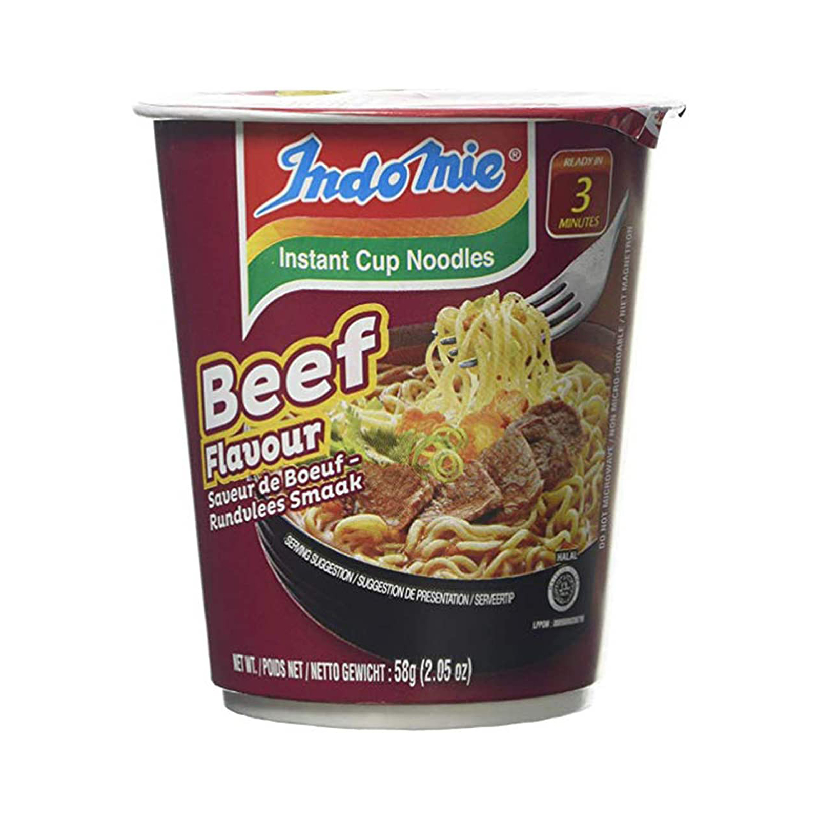 Beef Instant Noodle  Cup 58gr