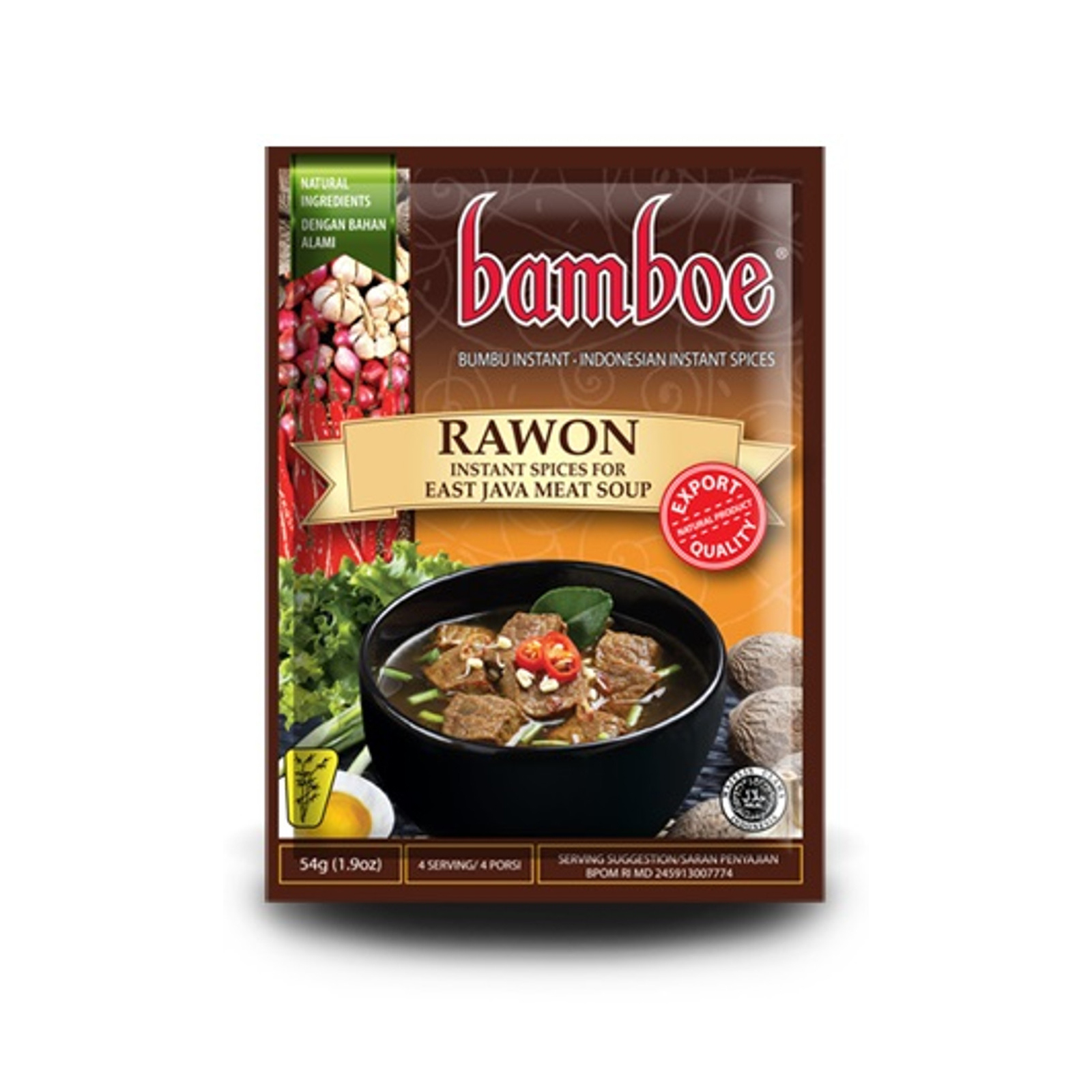 Spice Mix For East Java Meat Soup (Bumbu Rawon)  54gr