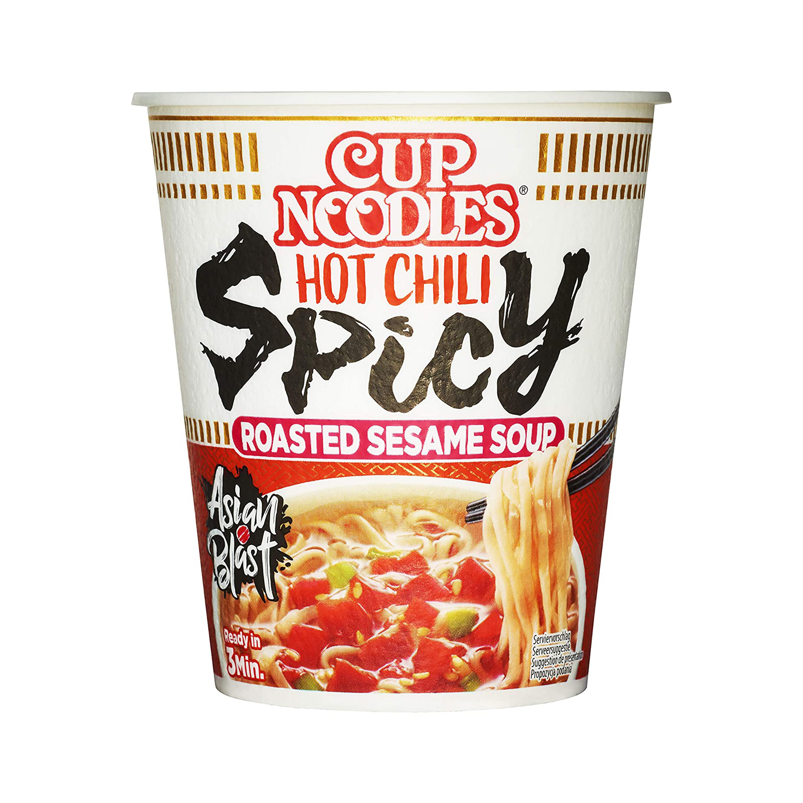 Hot Chili Spicy Instant Noodle  Cup 66gr