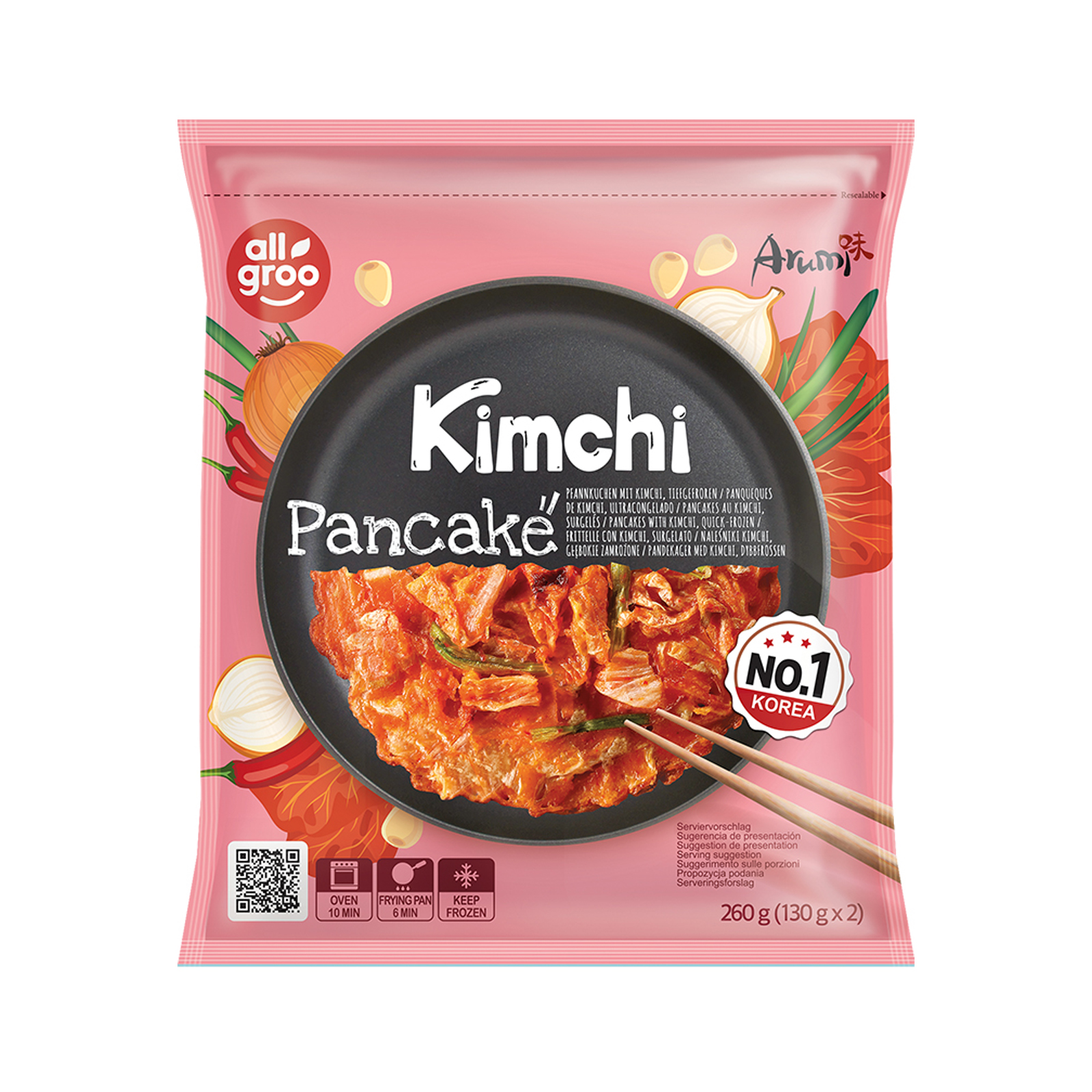 Pancake With Kimchi 2 Portions 260gr