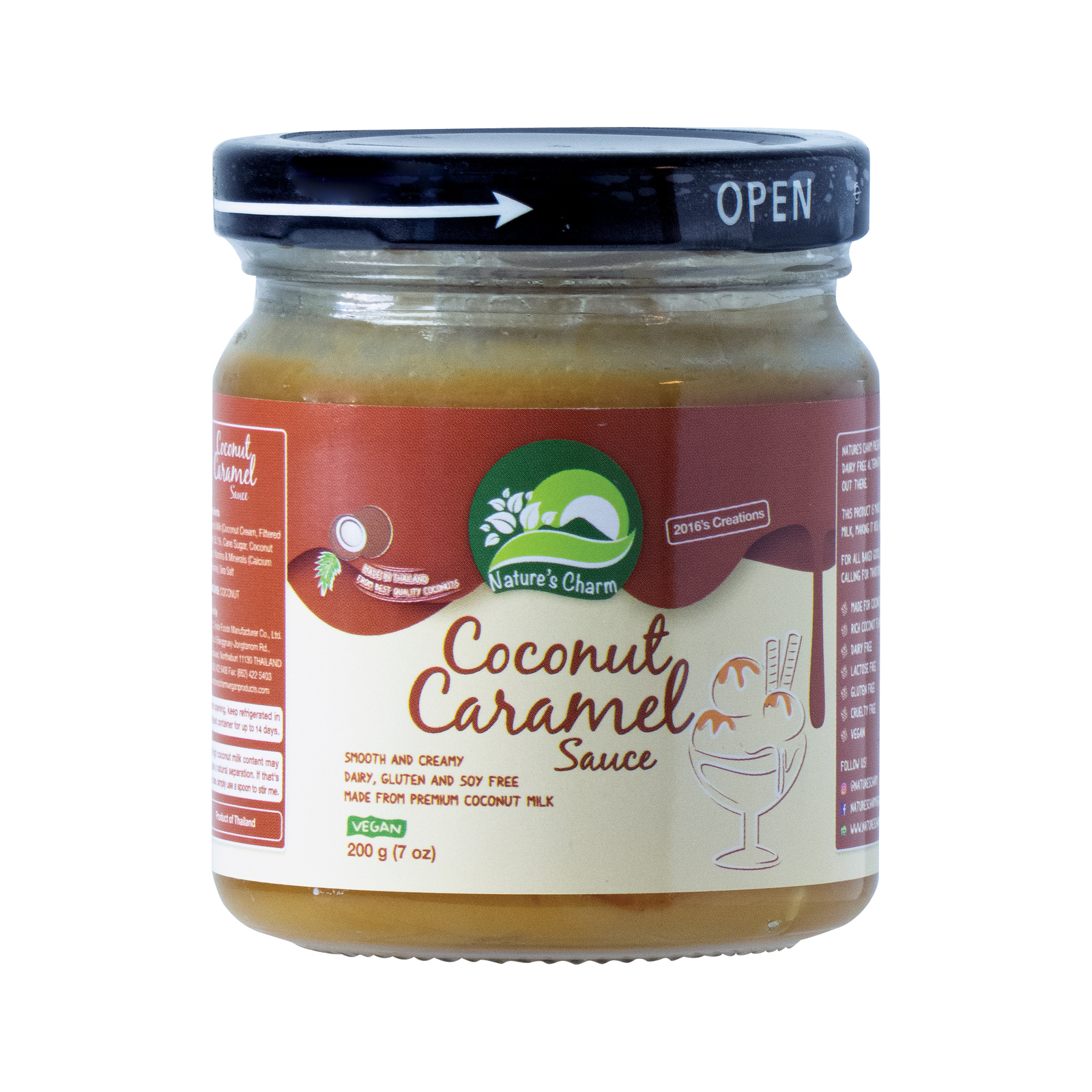 Coconut Caramel Sauce   200gr