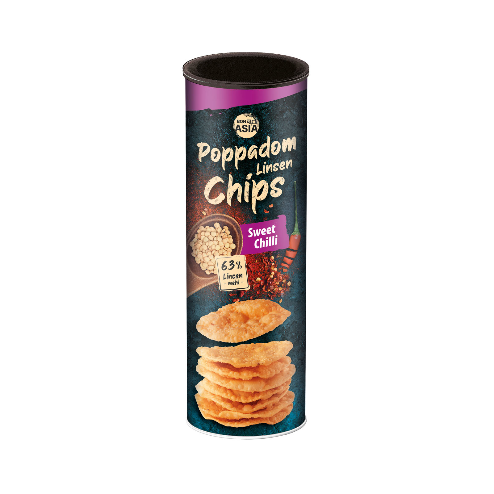 Poppadums Lentil Chips Sweet Chili  70gr