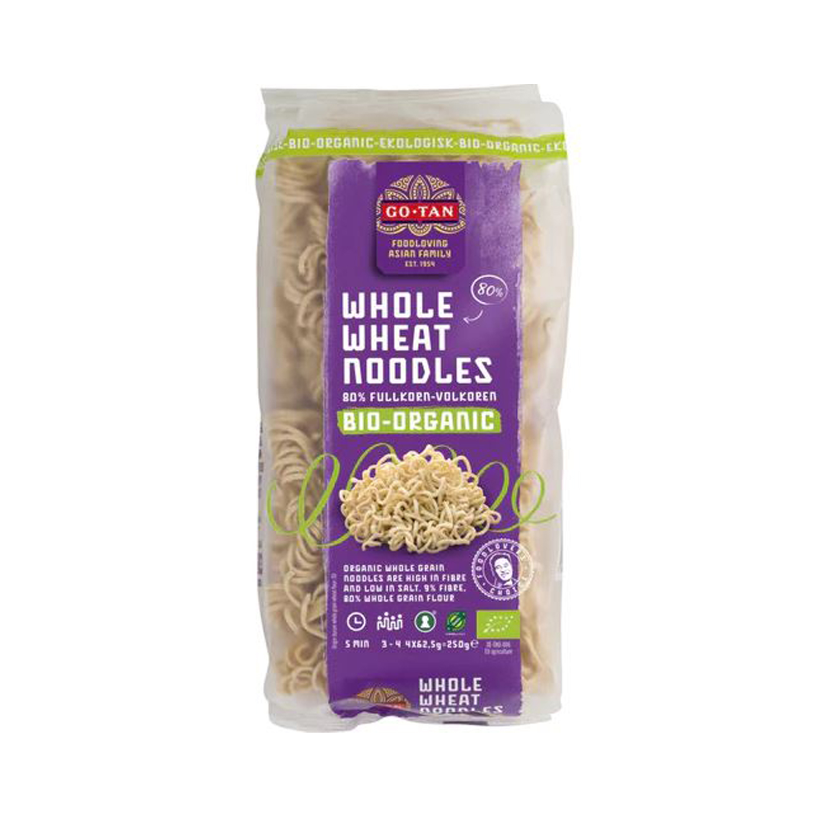 Whole Wheat Noodle Organic  250gr