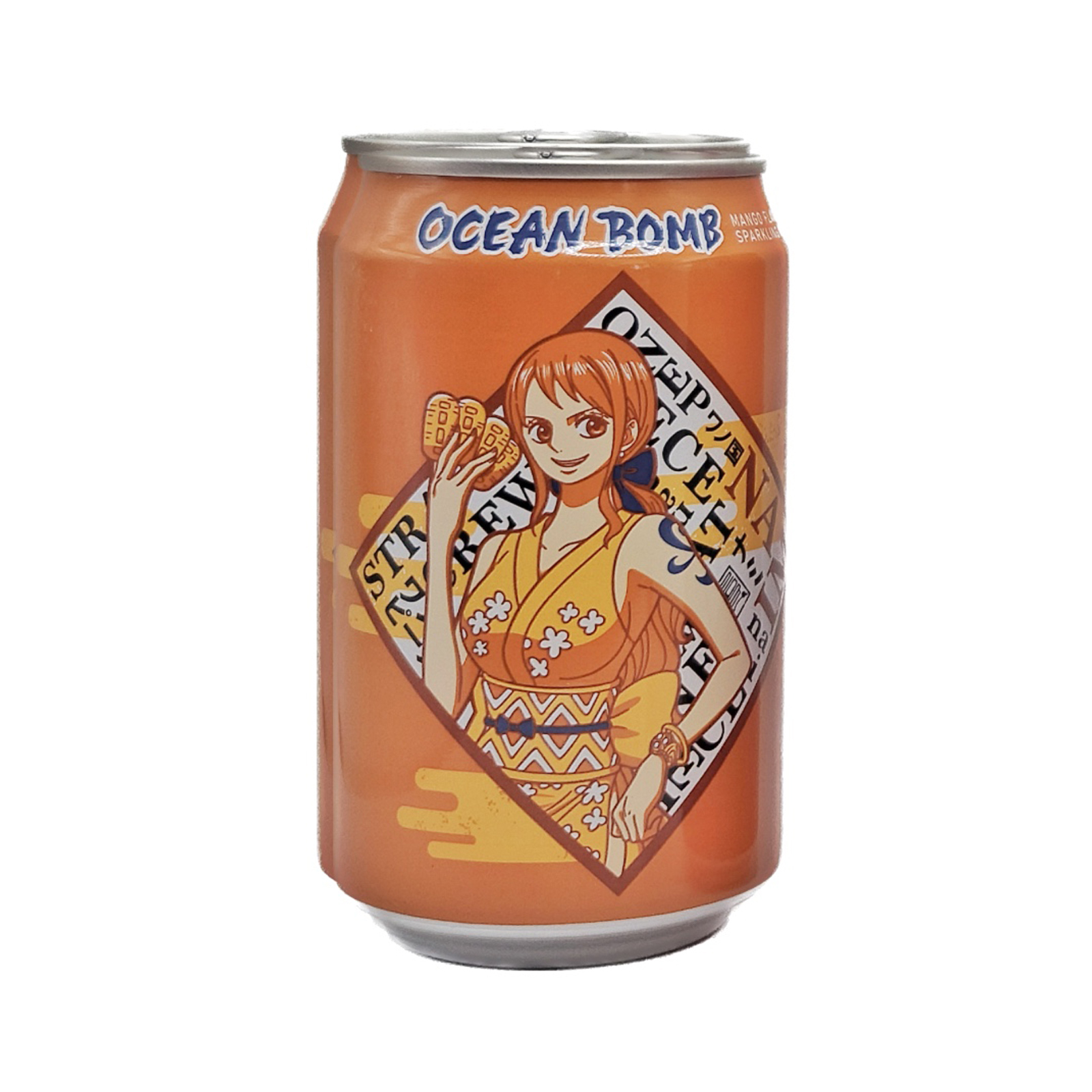 Sparkling Water Mango Flavor, One Piece Nami  330ml