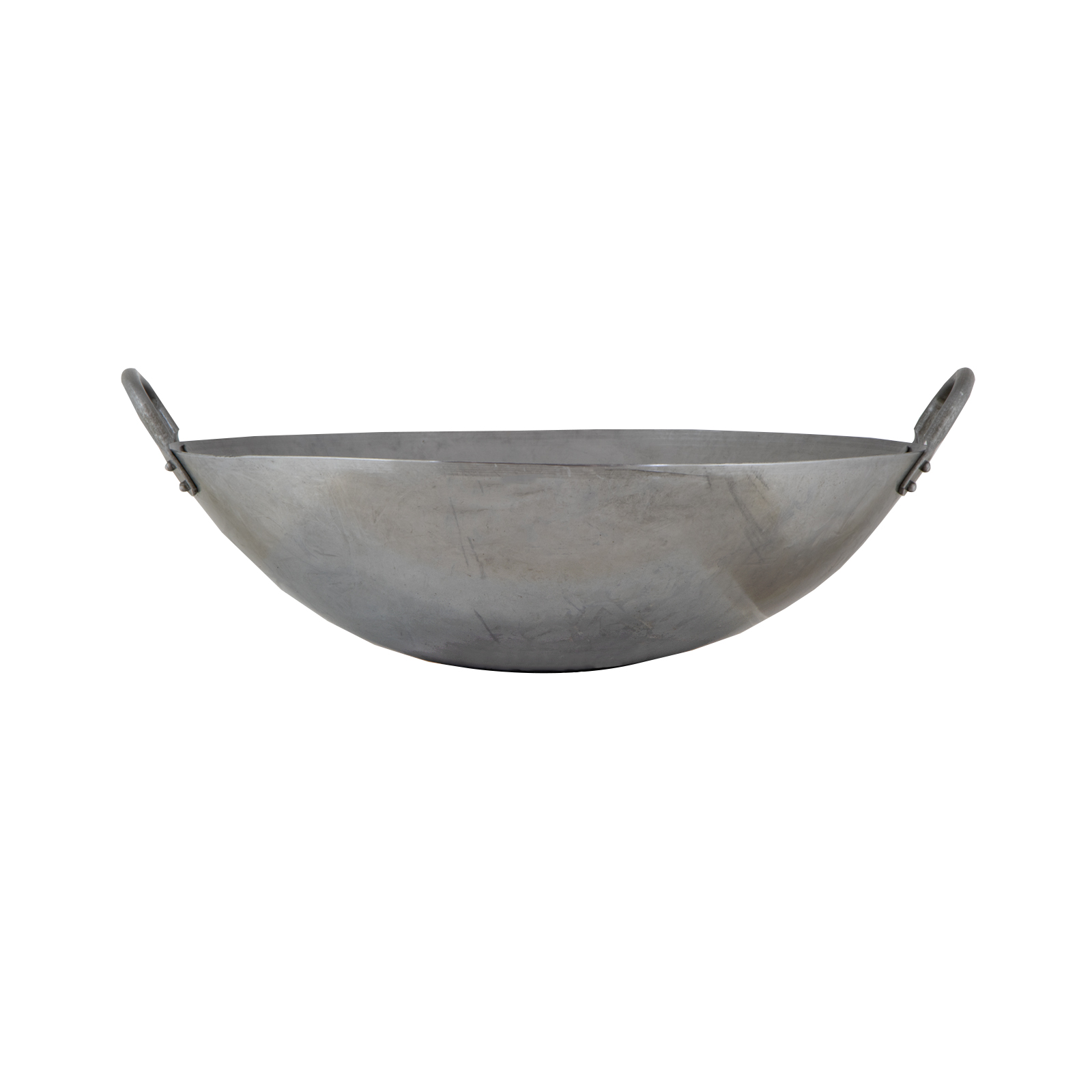  Wok Black/2mh, Round, Steel 37cm 300gr