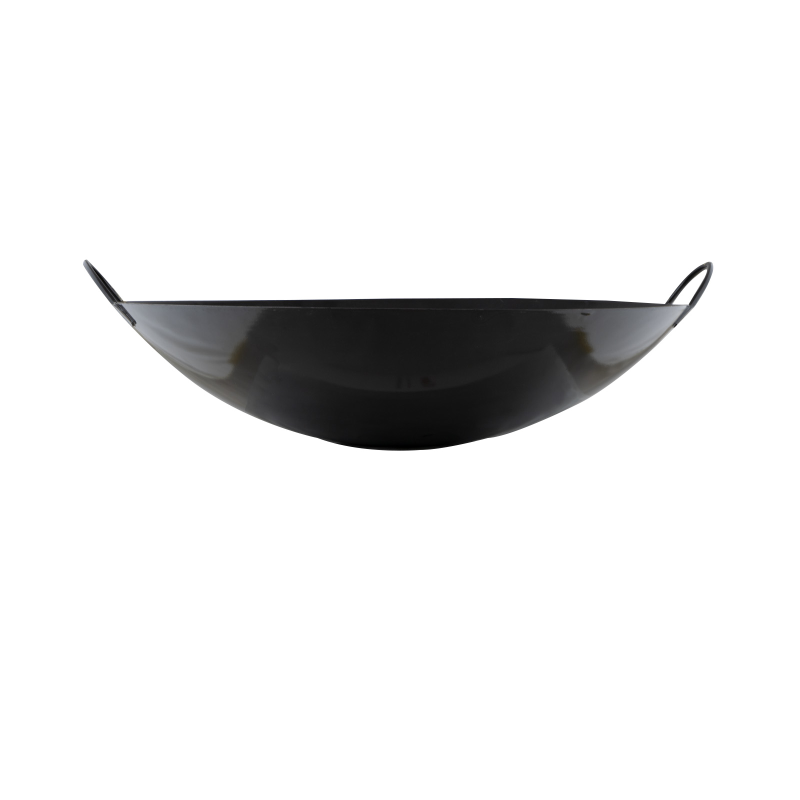  Wok Black/2mh, Round, Steel 46cm 20gr