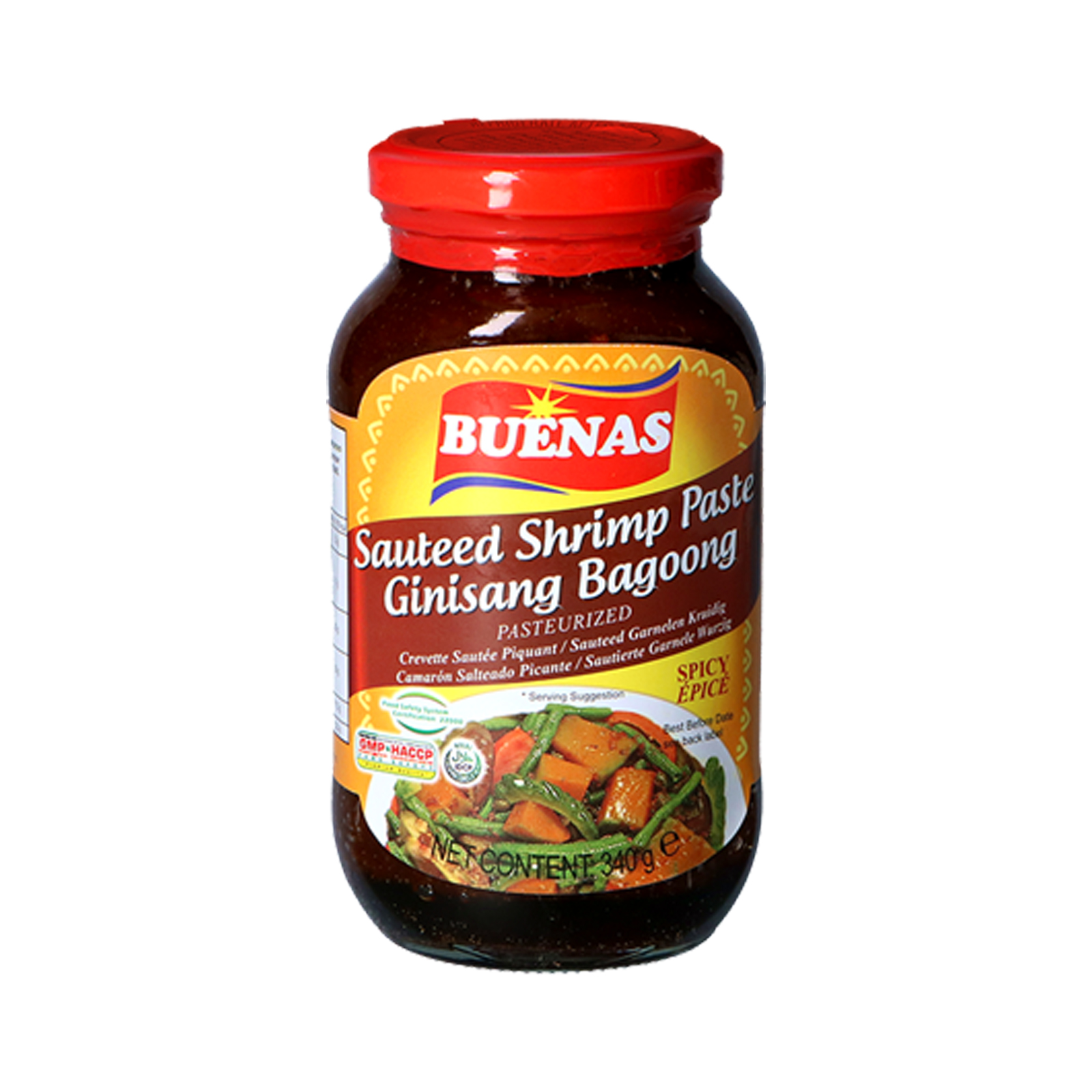 Shrimp Fry Paste Bagoong-guisado, Sauteed, Spicy  340gr