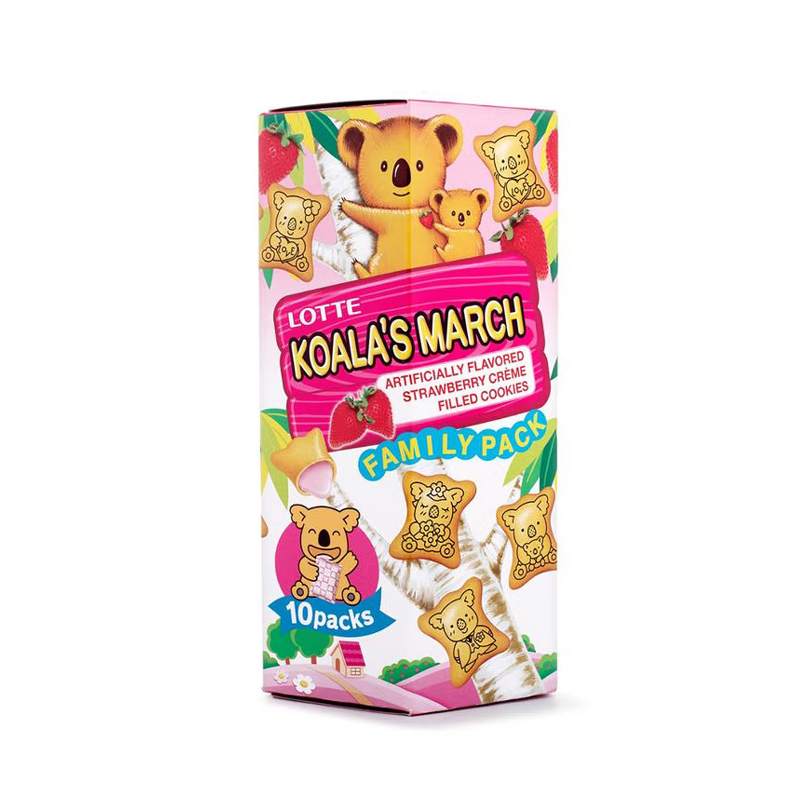 Koala's March Biscuit Strawberry Family Pack 195gr