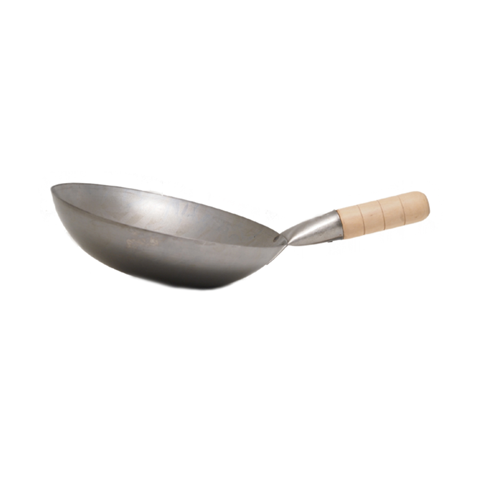  Wok One Wooden Handle, Round, Steel 25cm 715gr