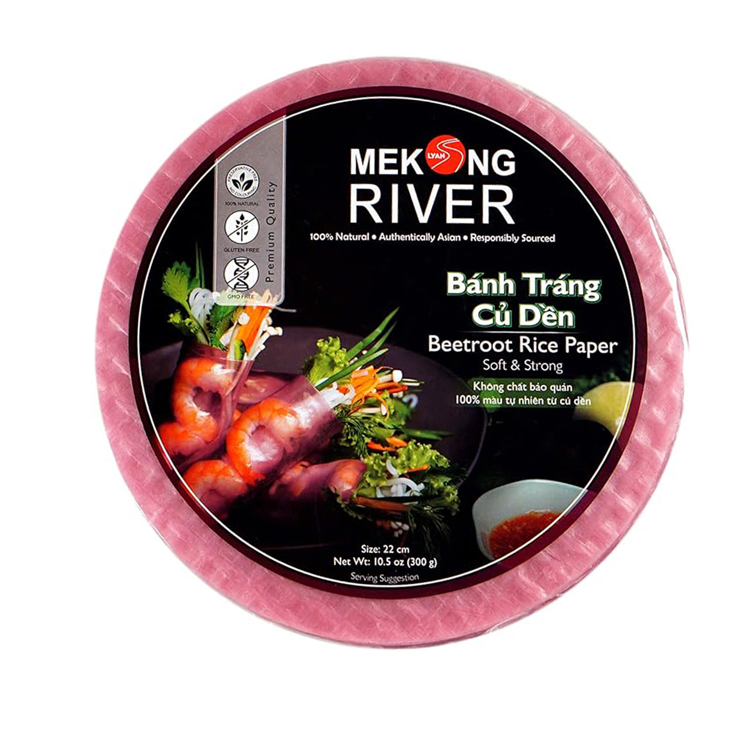 Rice Paper 22cm, Beetroot  300gr