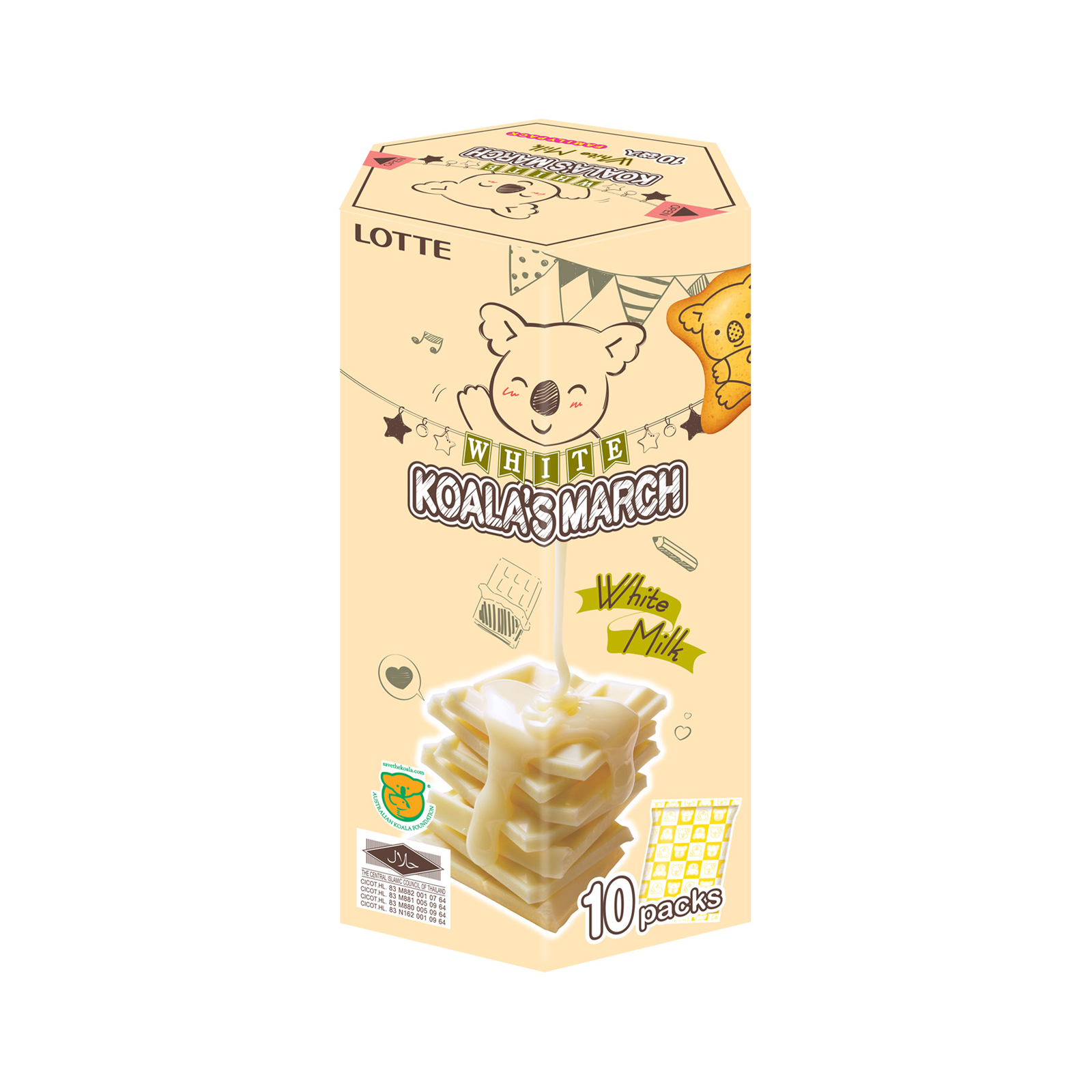 Koala's March White Milk Biscuit Family Pack  195gr