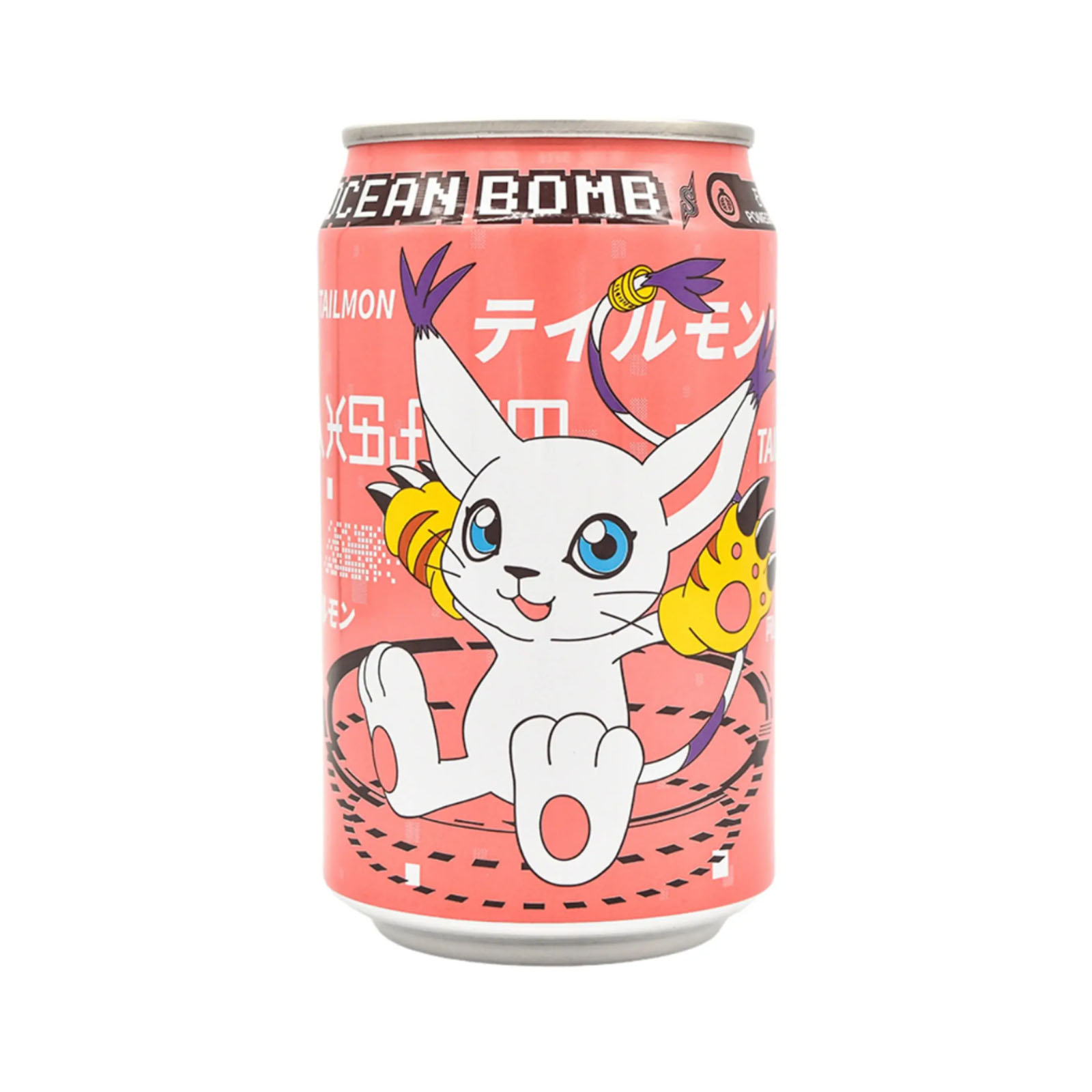 Sparkling Pomegranate Flavor Drink  Digimon Tailmon 330ml